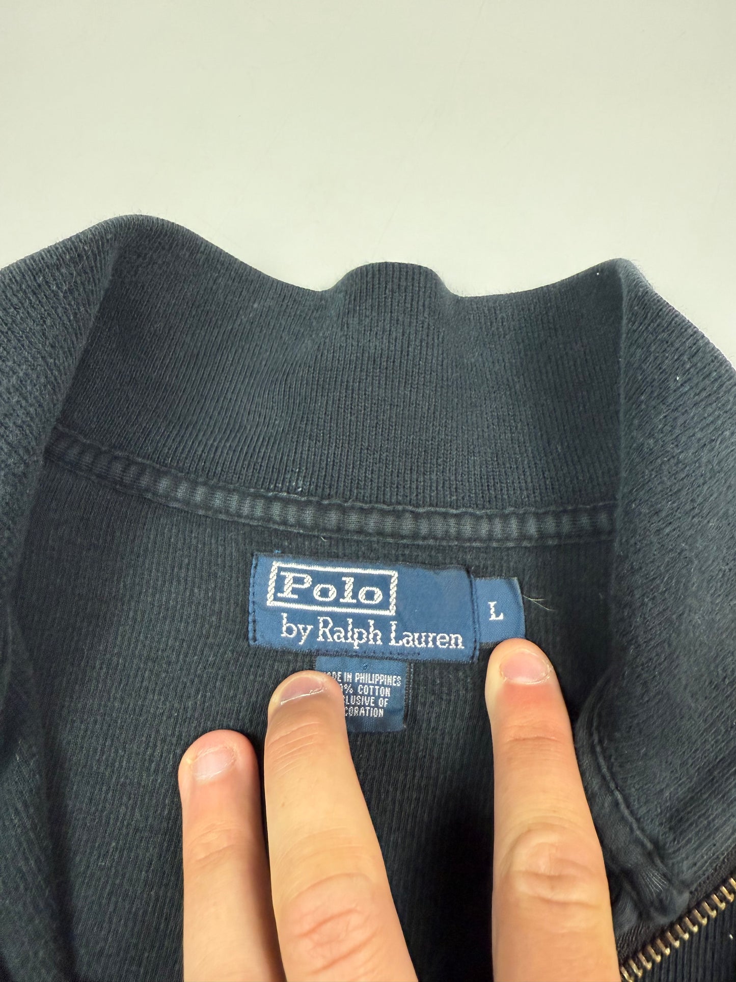Vintage Polo Ralph Lauren quarter zip sweatshirt (L)