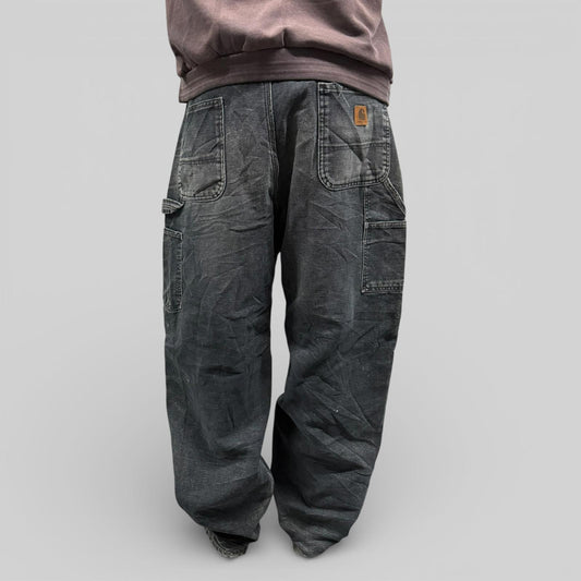Carhartt faded baggy carpenter pants (W38)
