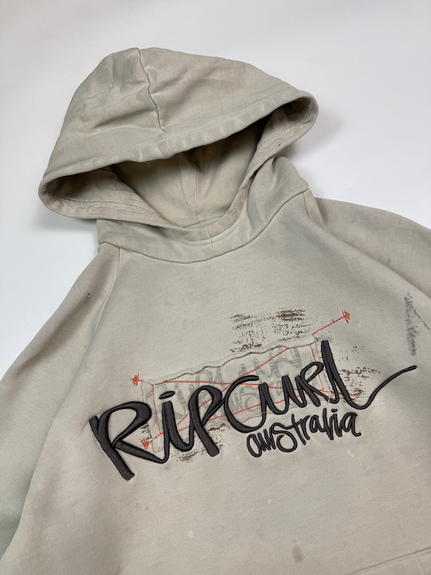Vintage Ripcurl spell out hoodie (XS)