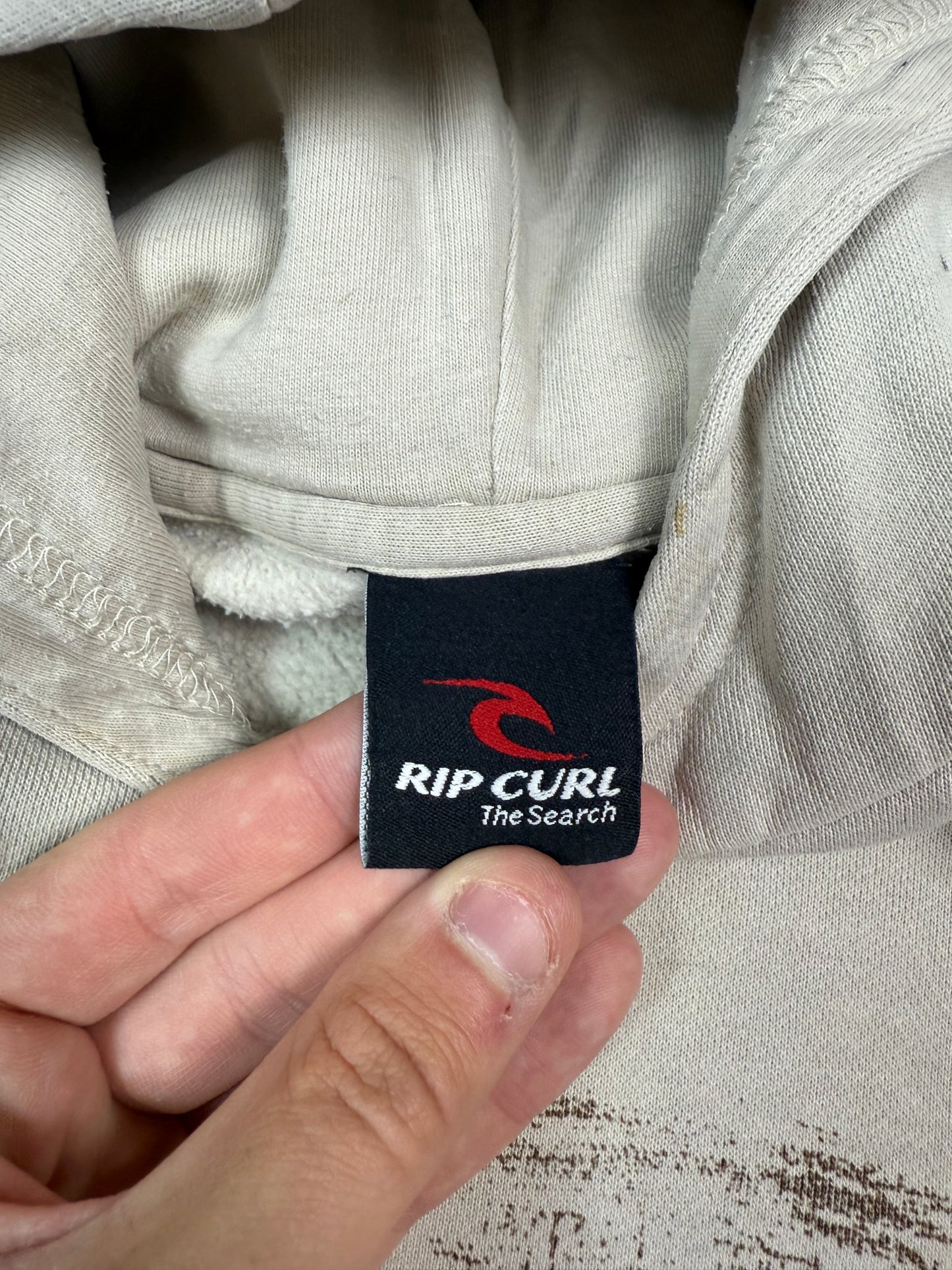 Vintage Ripcurl spell out hoodie (XS)