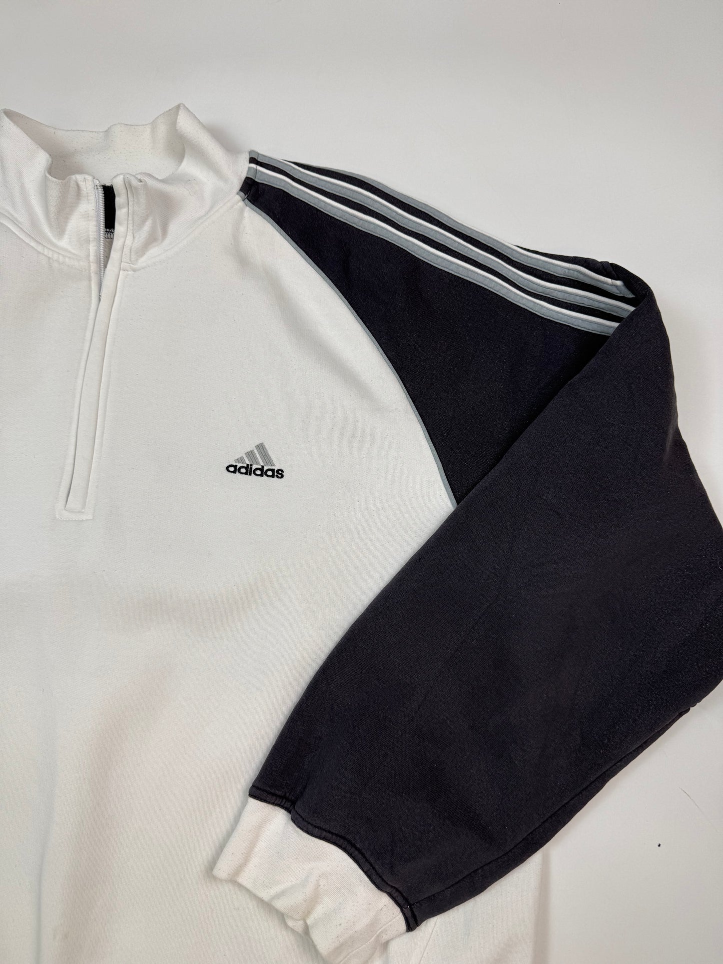 Vintage Adidas quarter zip sweatshirt (XXL)