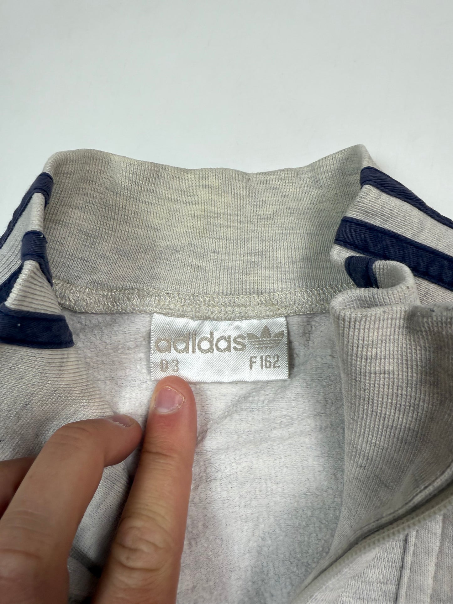 Vintage 90s Adidas one world quarter zip sweatshirt (S)