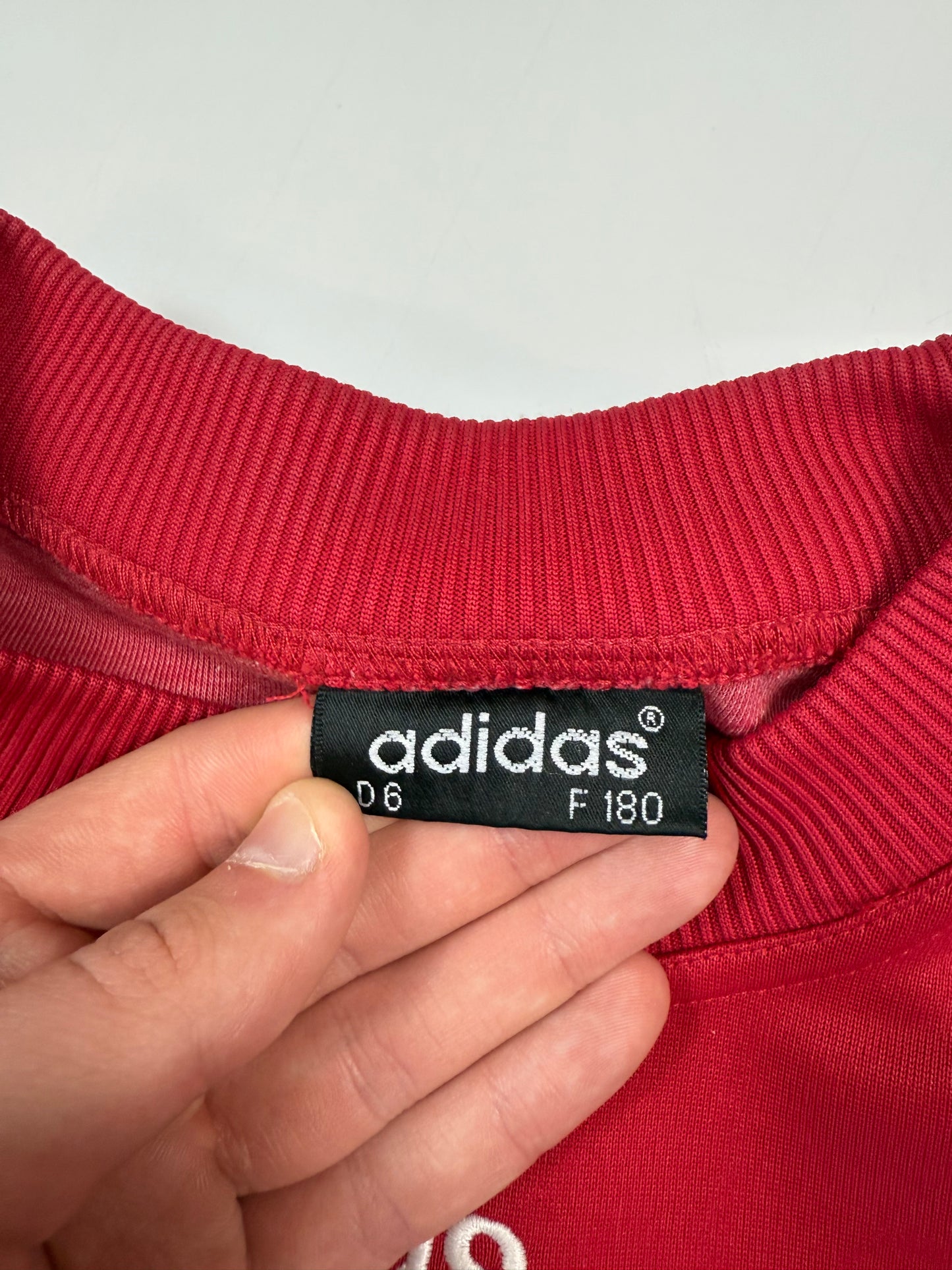 Vintage 90s Adidas colour block sweatshirt (M)