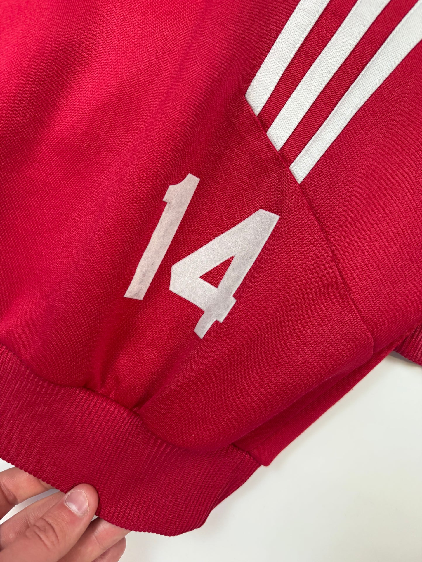 Vintage 90s Adidas colour block sweatshirt (M)