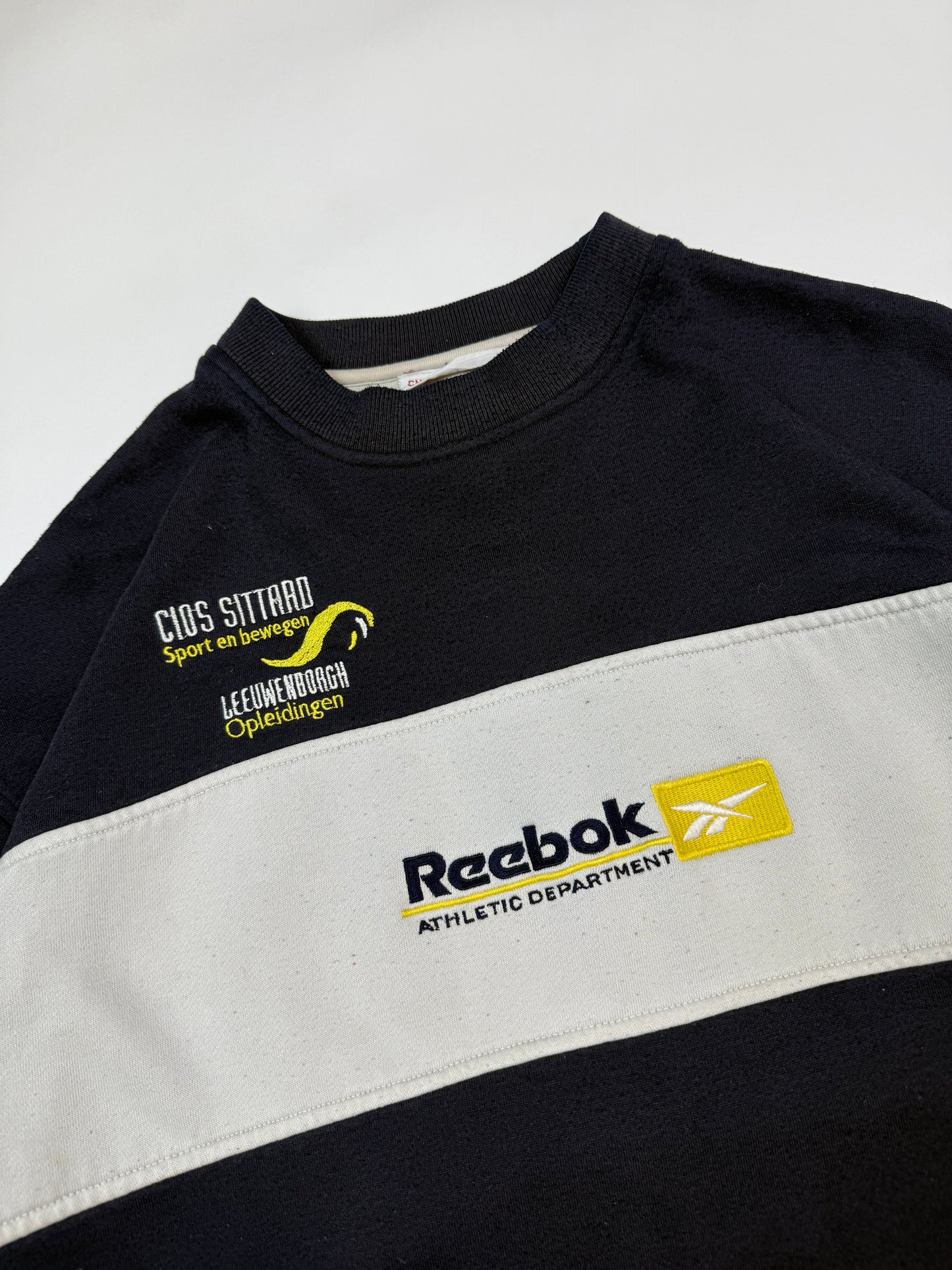 Vintage 90s Reebok athletic dept spell out sweatshirt (XL)