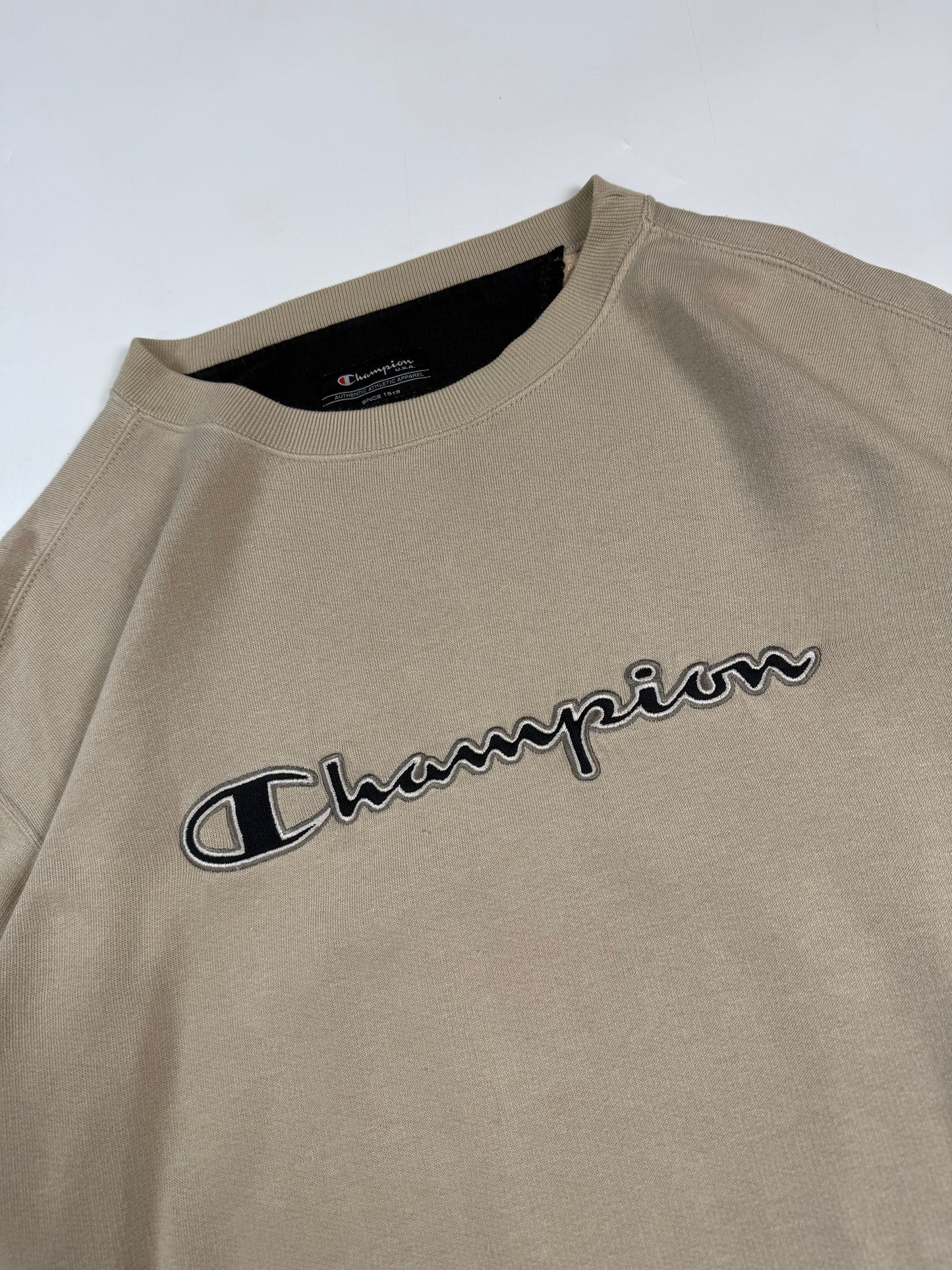 Vintage Champion spell out sweatshirt (XL)