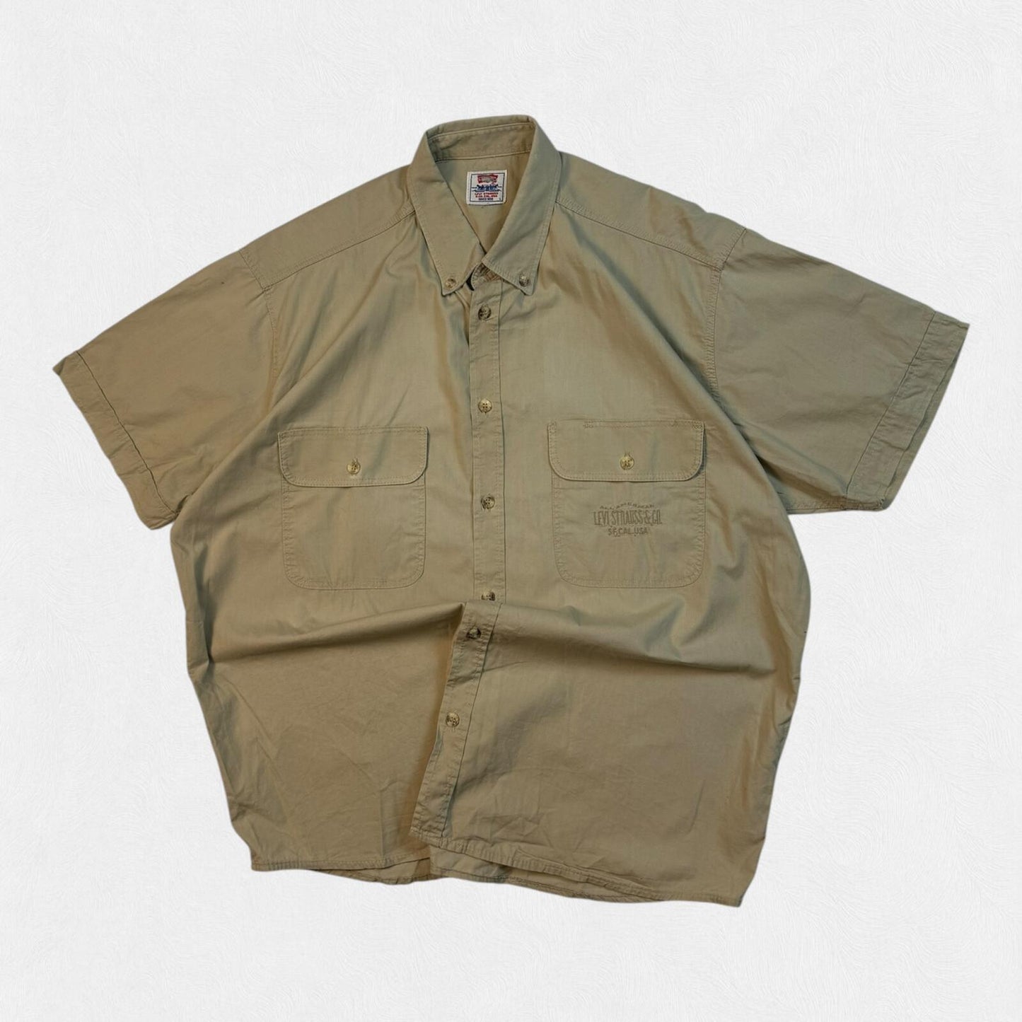 Vintage Levi's strauss short sleeve shirt (L)