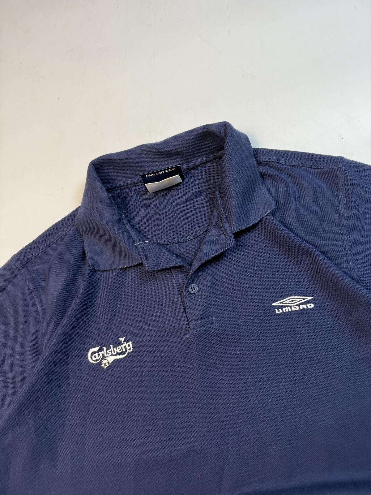 Vintage Y2K Umbro Carlsberg polo shirt (L)