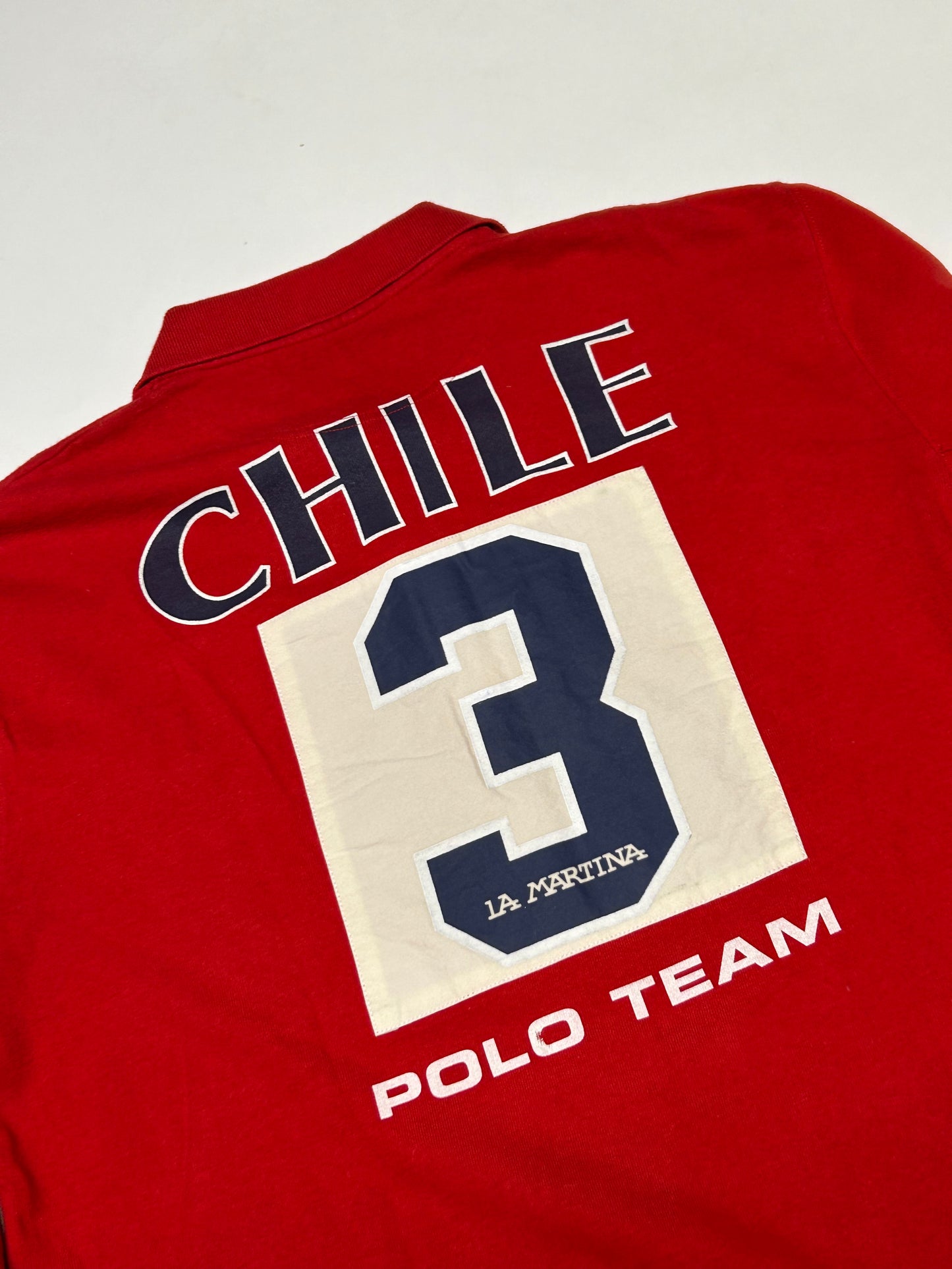 Vintage La Martina Chile polo team long sleeve polo shirt (XL)