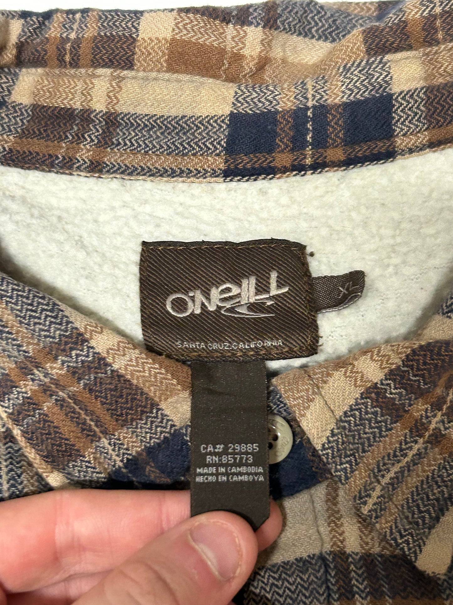 Vintage O'neill check flannel shirt (XL)