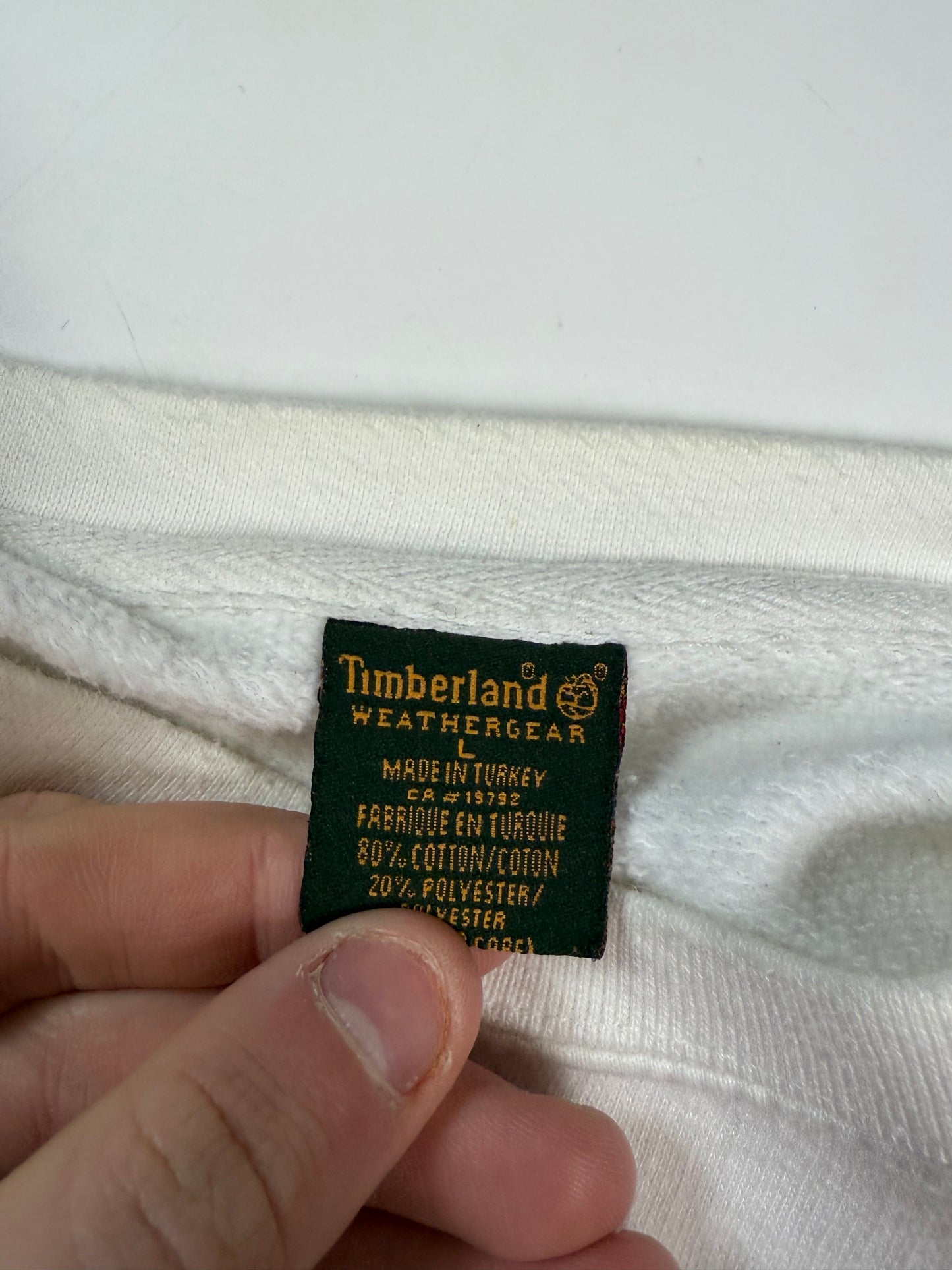 Vintage 90s Timberland weathergear spell out sweatshirt (S)