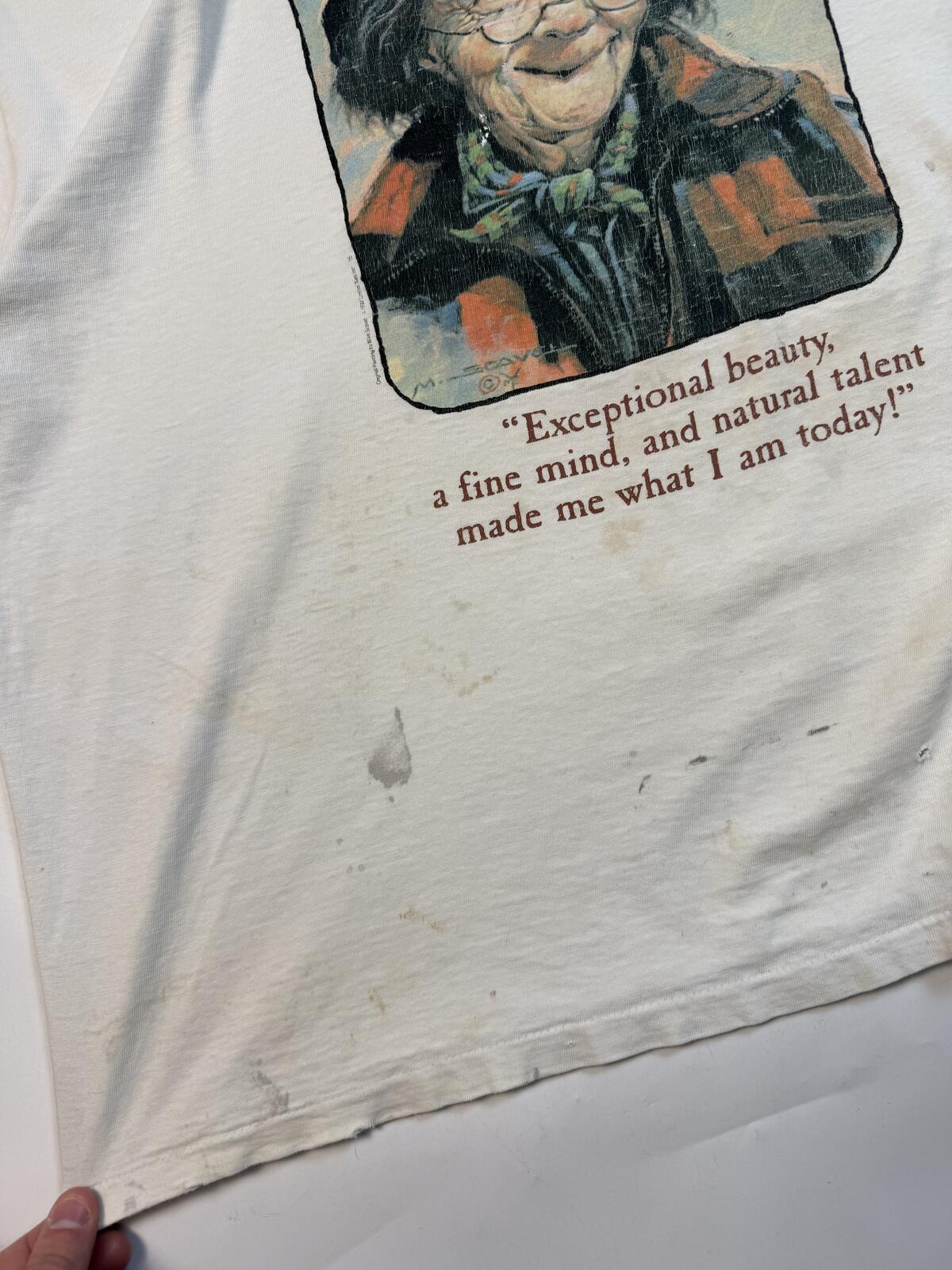 Vintage 90s Mike Scovel single stitch graphic tee (XXL)
