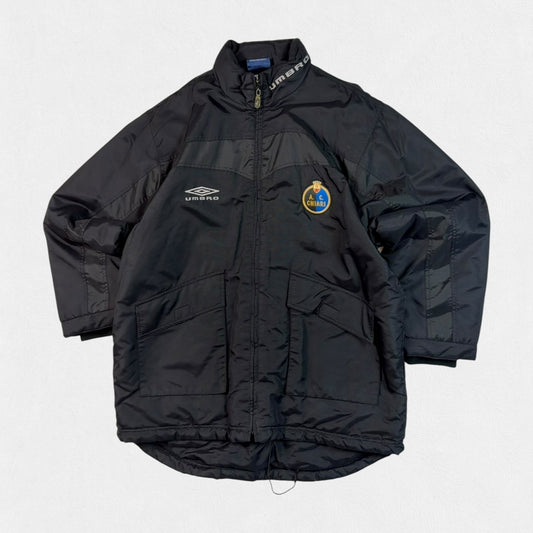 Vintage AC Chiari Umbro football puffer jacket (XL)