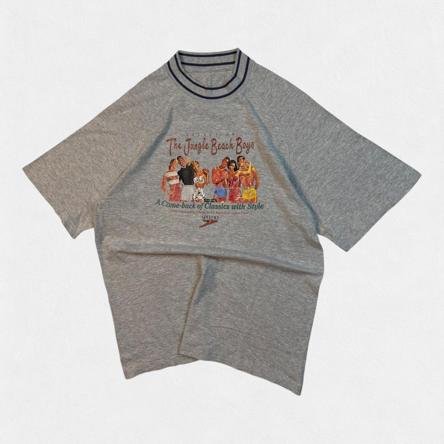 Vintage 90s Speedo beach graphic tee (M)