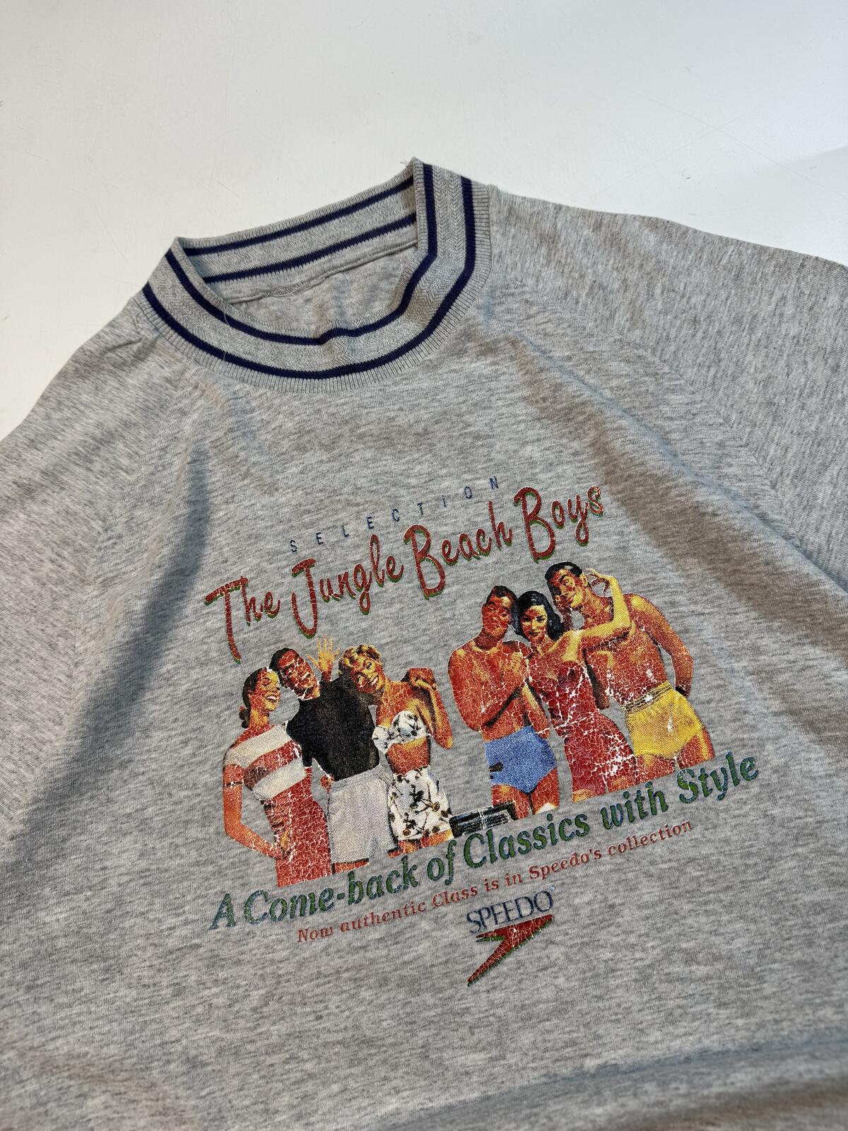 Vintage 90s Speedo beach graphic tee (M)