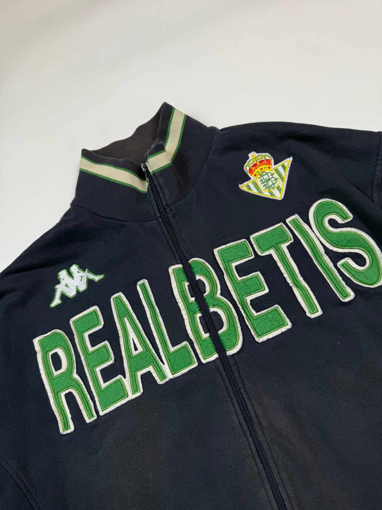 Vintage Real Betis Kappa football track top (XXL)