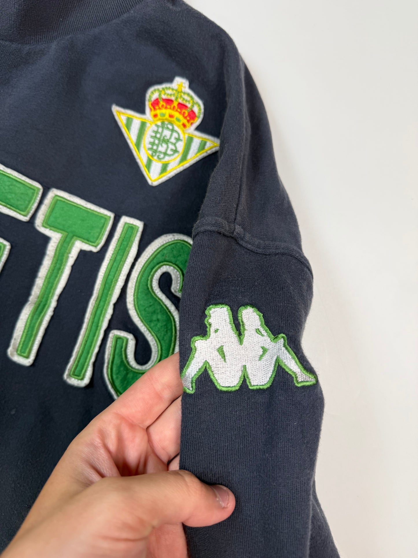 Vintage Real Betis Kappa football track top (XXL)