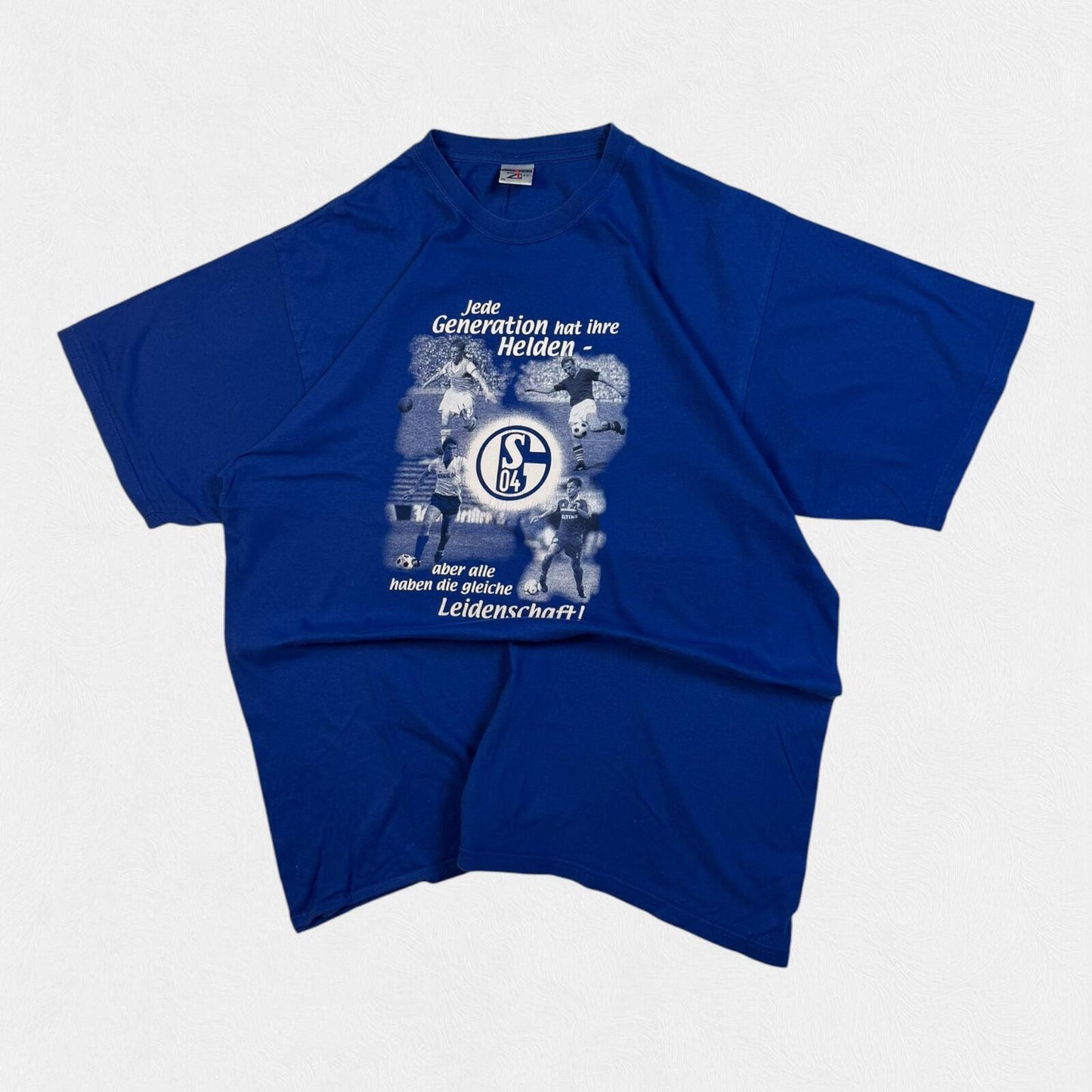 Vintage Schalke football graphic tee (XL)