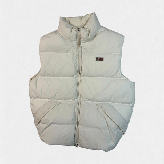 Vintage Napapijri gilet puffer jacket (S)