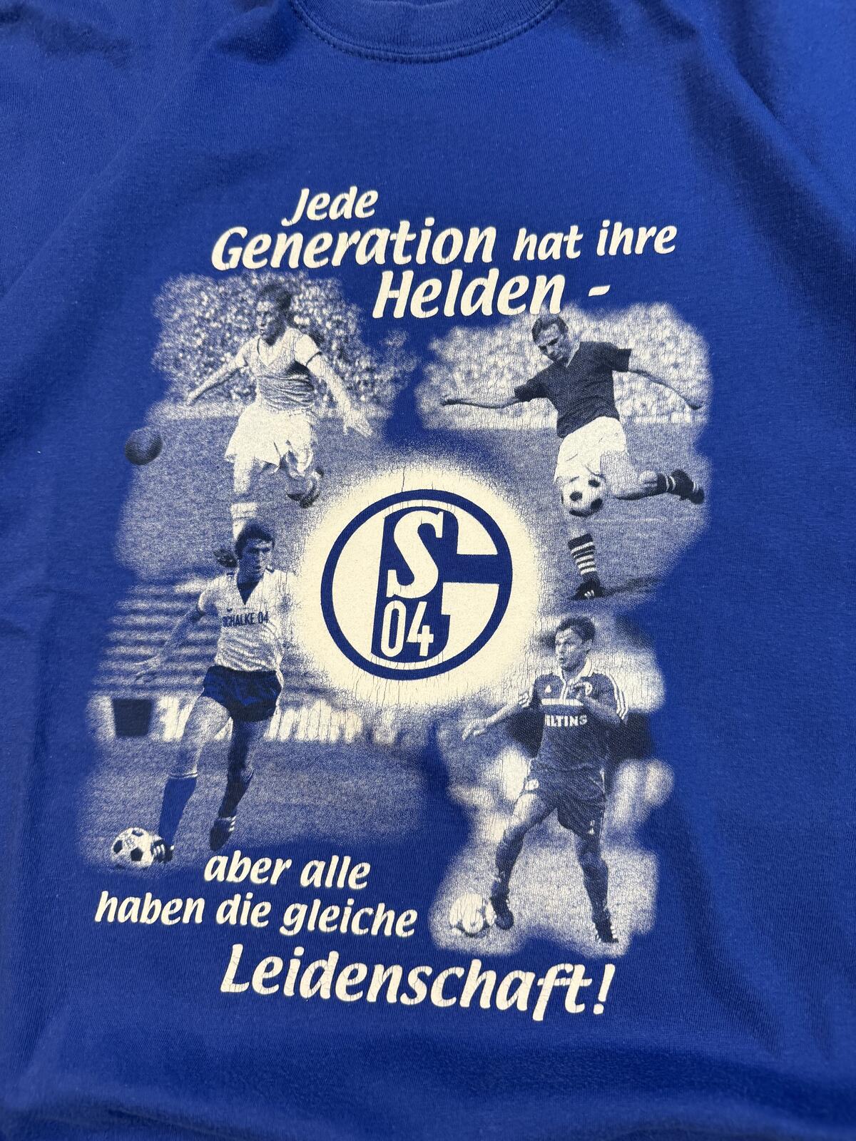 Vintage Schalke football graphic tee (XL)