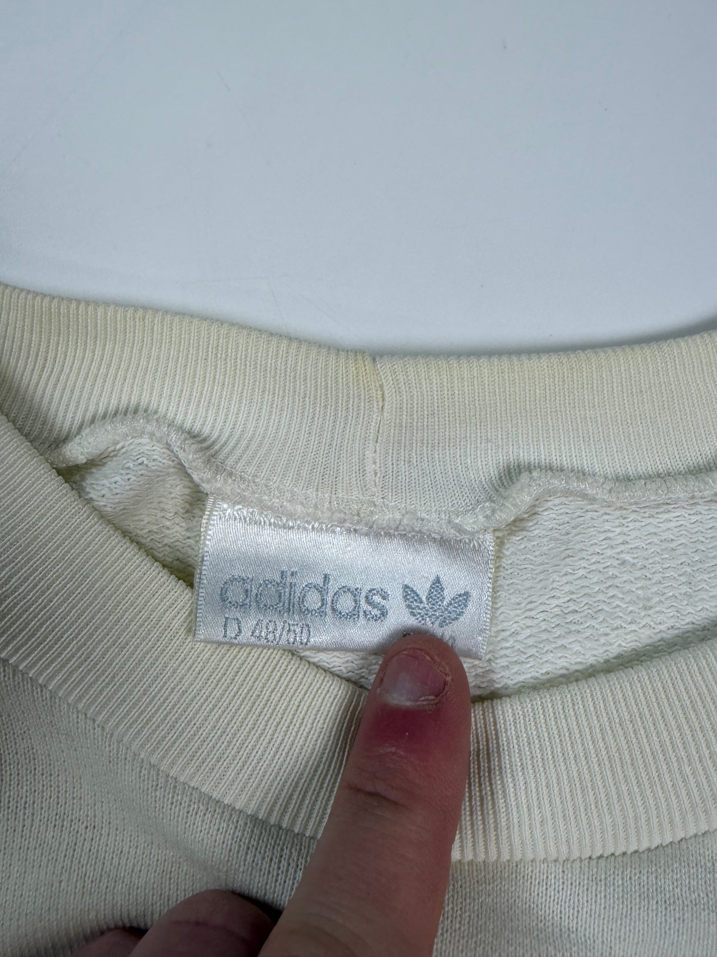 Vintage 80s Adidas originals sweatshirt (M)