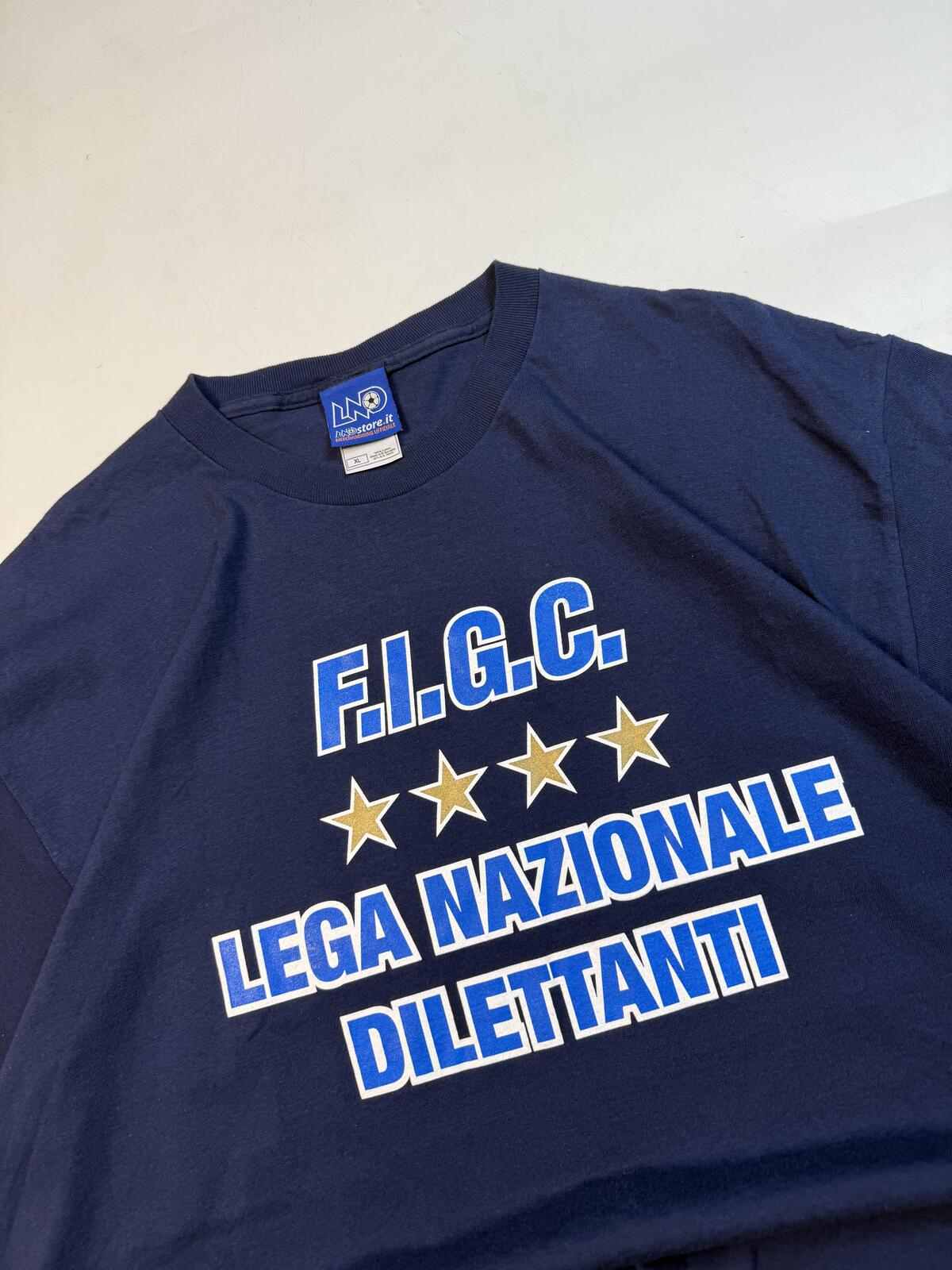 Vintage Italy football graphic tee (XL)