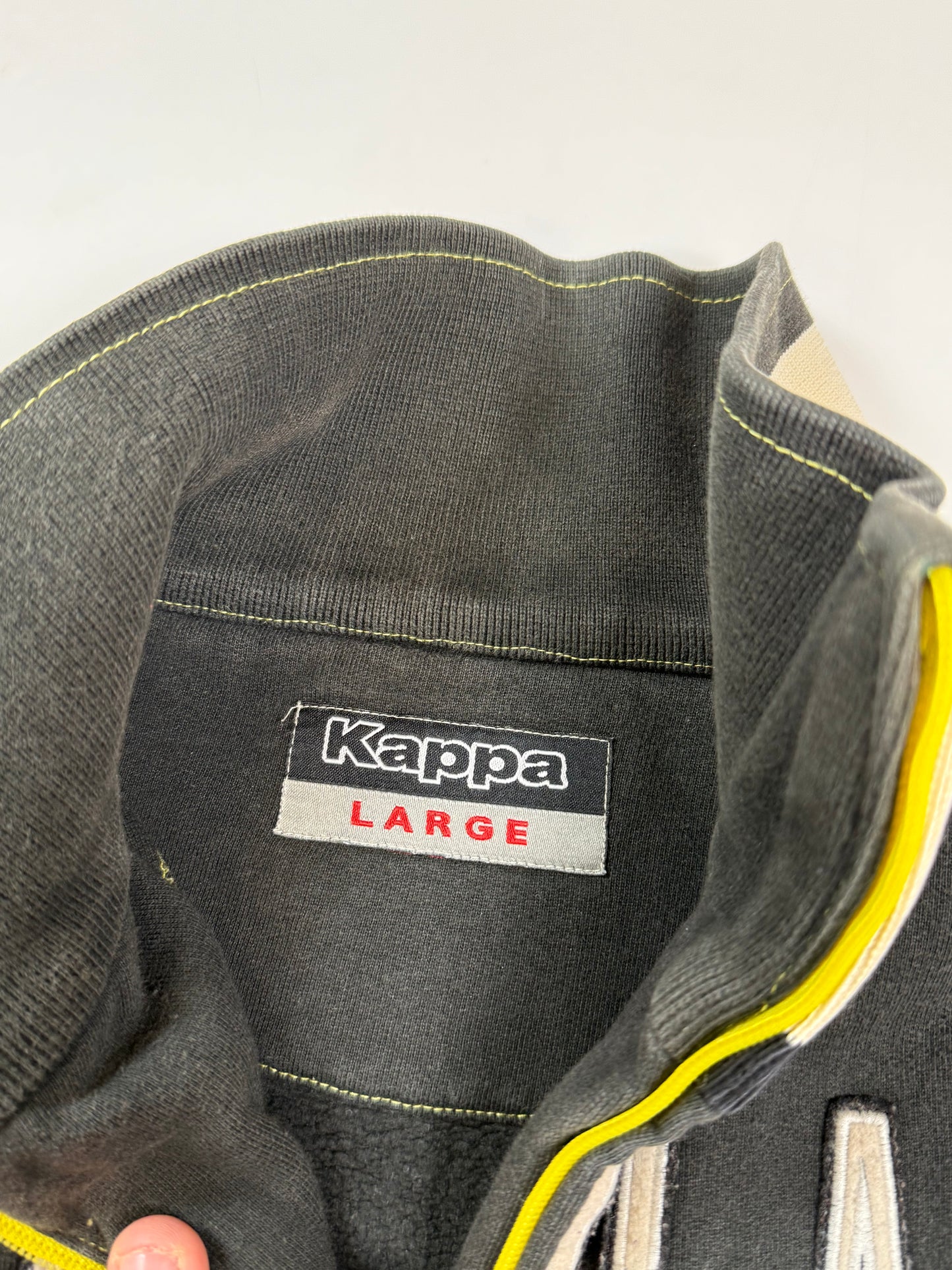 Vintage Kappa New Holland spell out track top (L)
