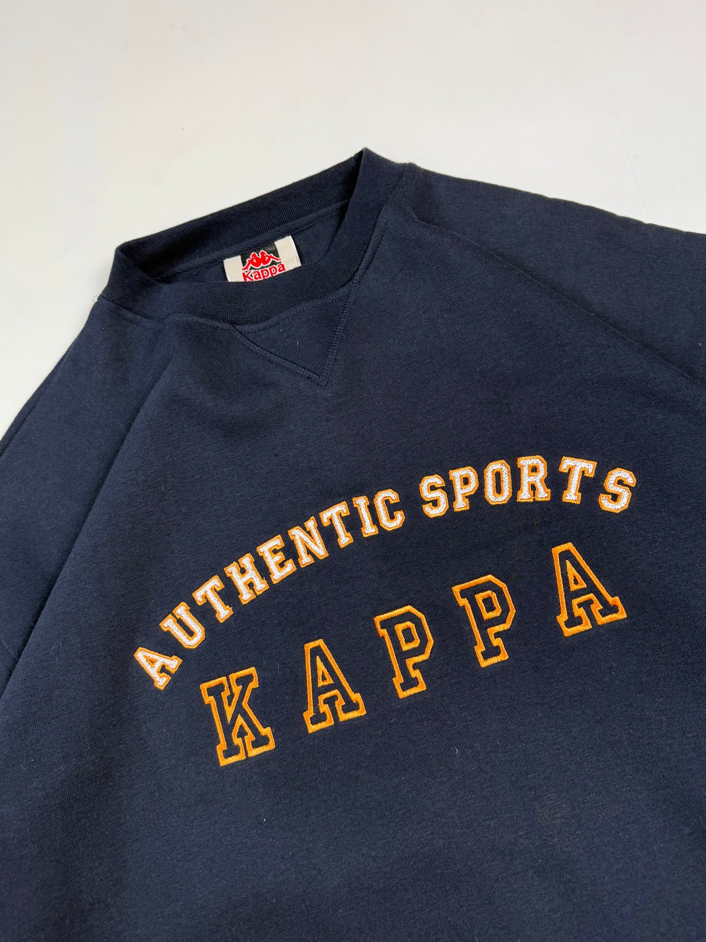 Vintage 90s Kappa spell out sweatshirt (XL)