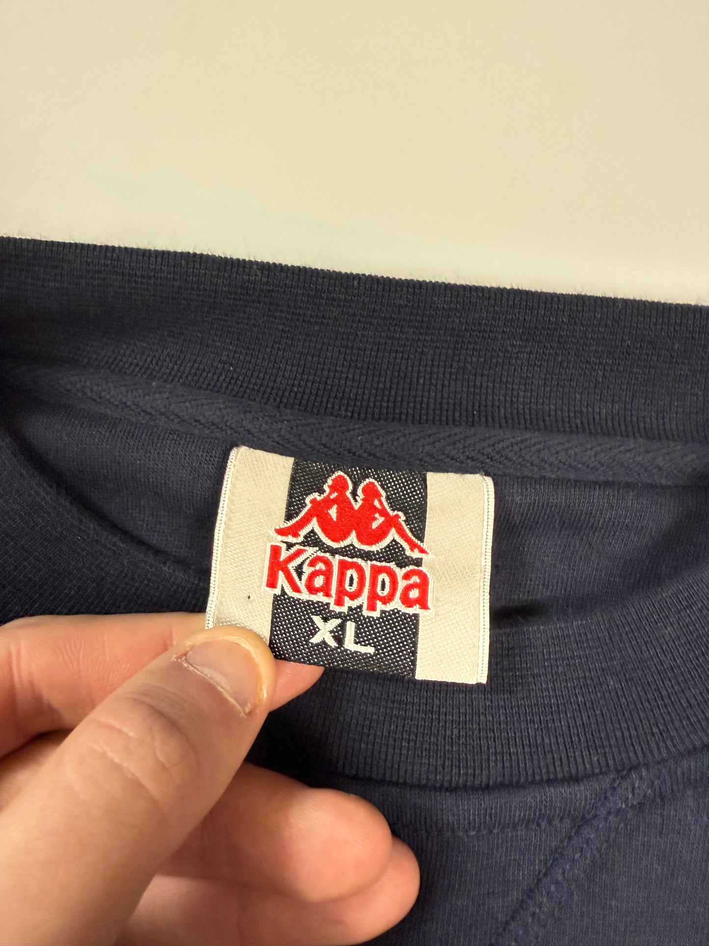 Vintage 90s Kappa spell out sweatshirt (XL)