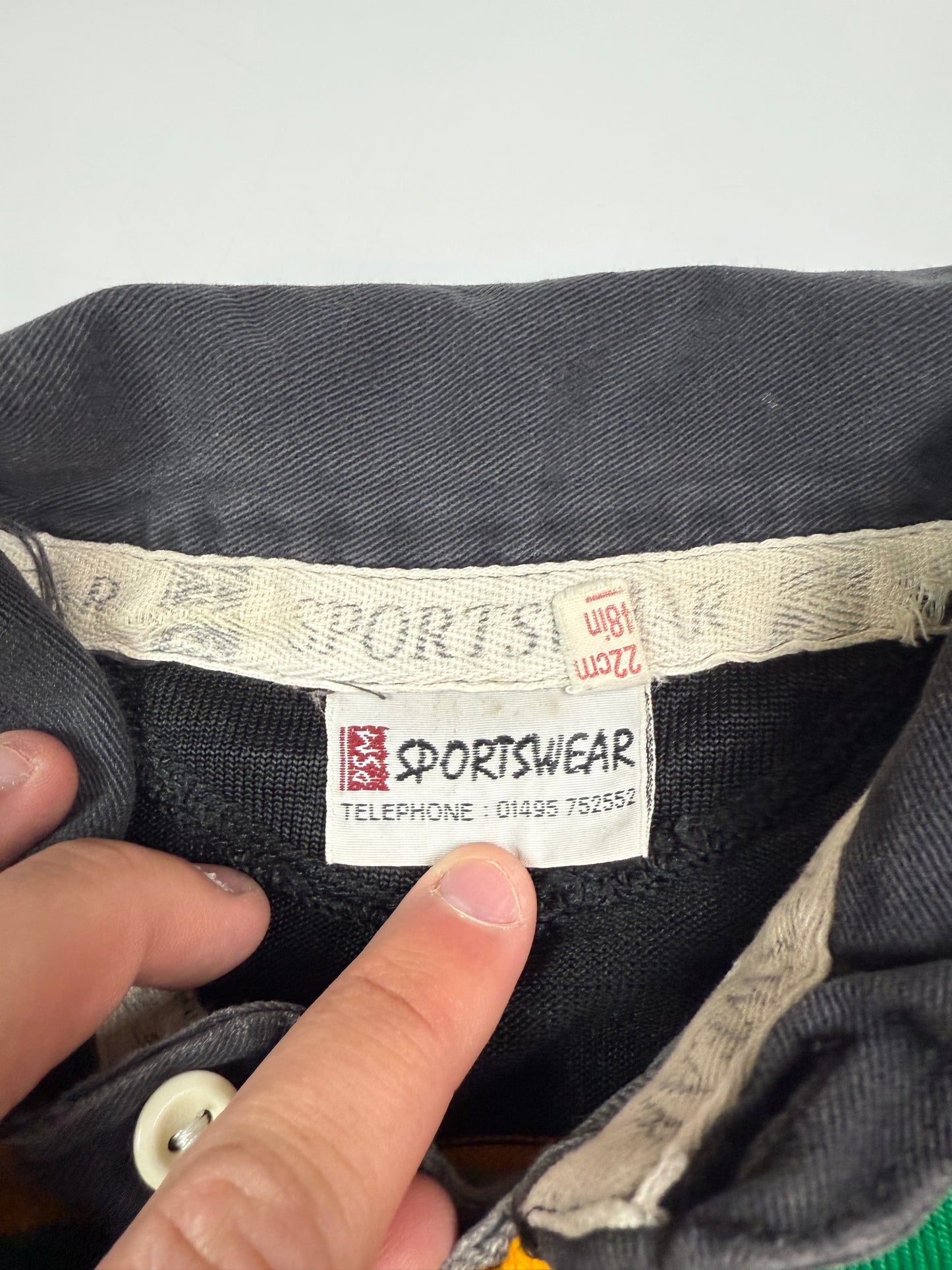 Vintage 90s Crickhowell RFC Wales rugby shirt (L)