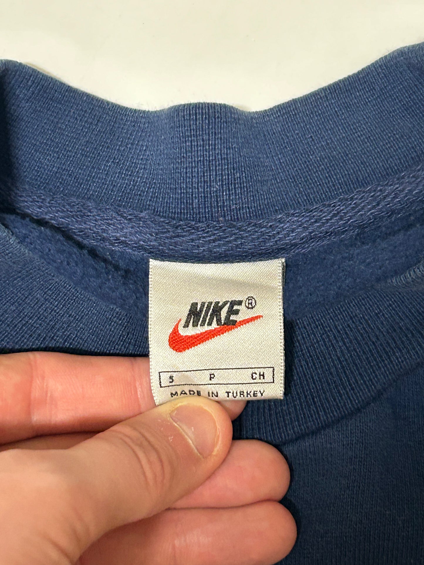 Vintage 90s Nike badge spell out sweatshirt (S)