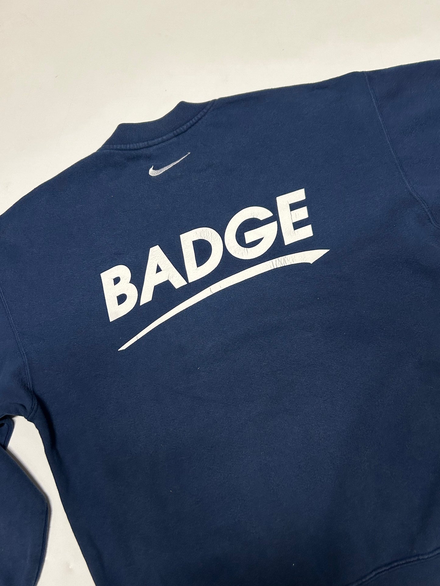 Vintage 90s Nike badge spell out sweatshirt (S)