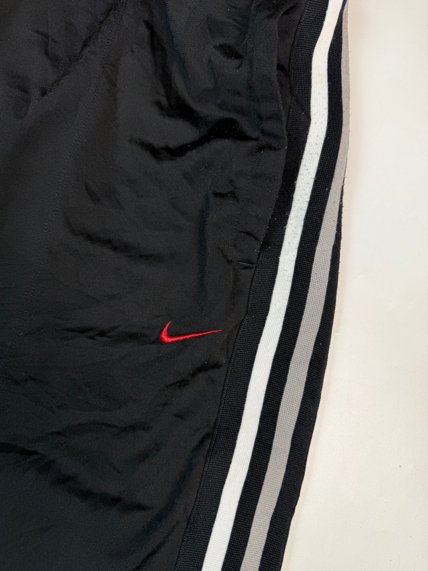 Vintage Nike side stripe baggy track pants (XL)