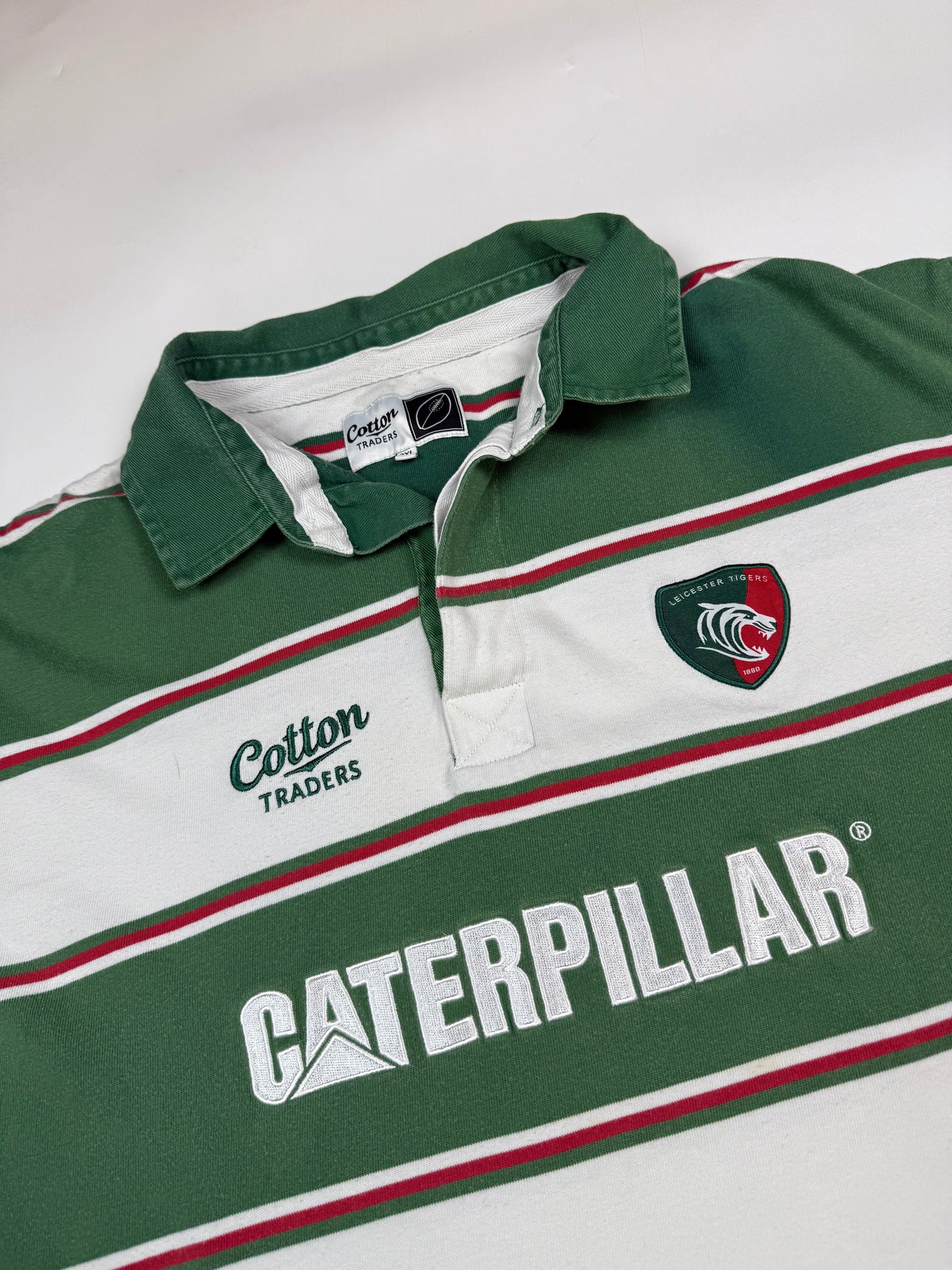 Leicester Tigers 2009/10 Cotton Traders rugby union shirt (XXL)