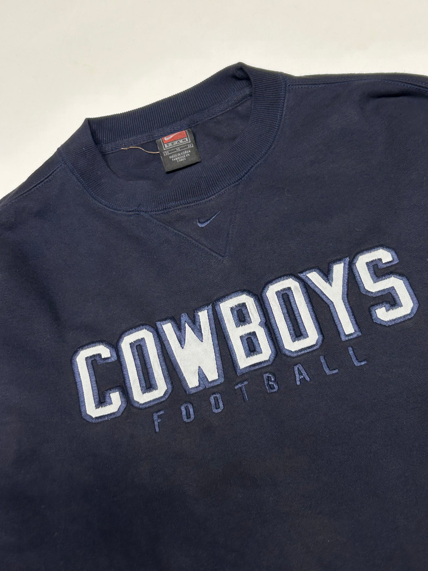 Vintage 90s Nike Dallas Cowboys centre swoosh sweatshirt (M)
