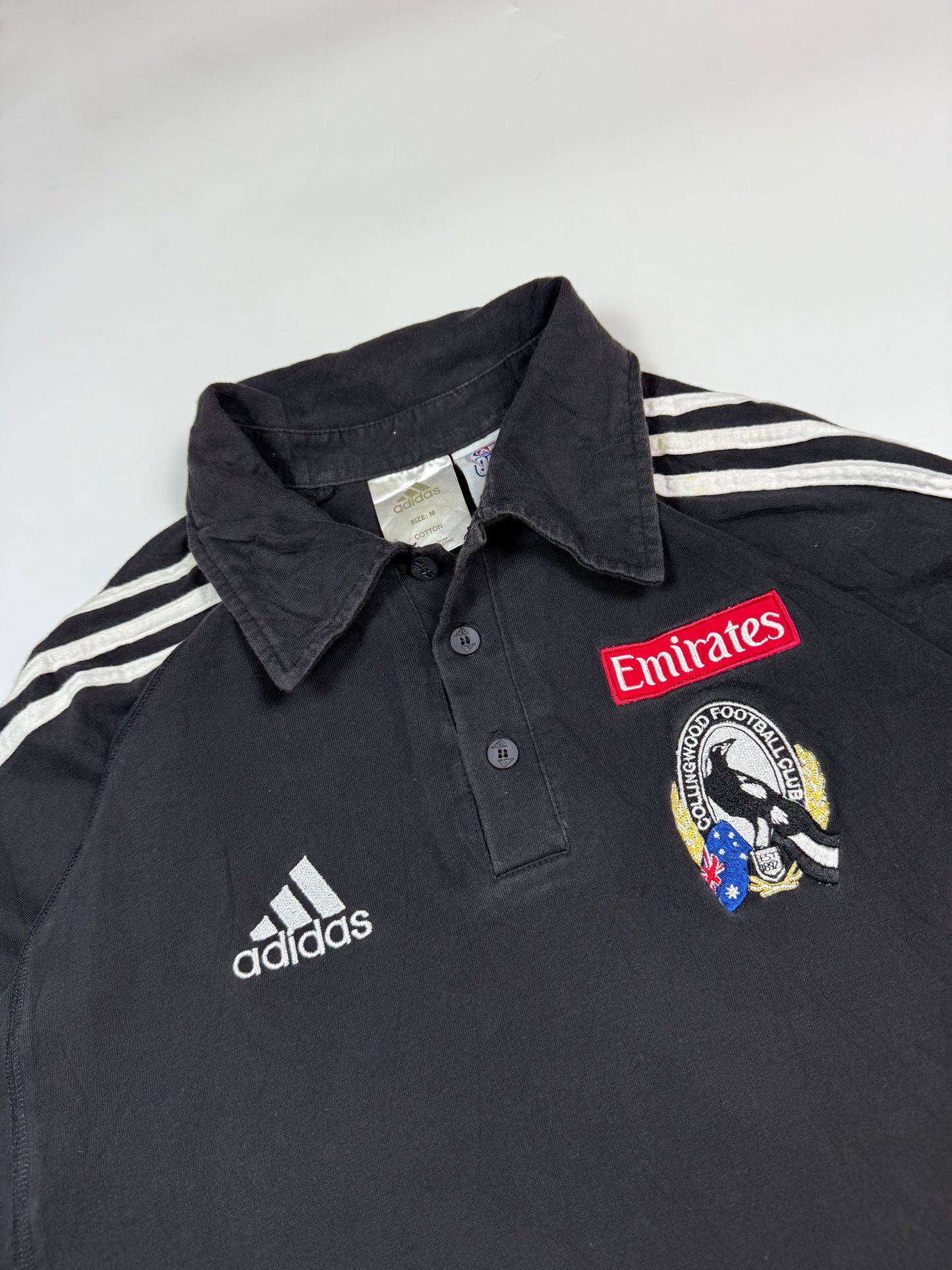 Vintage Collingwood Magpies Adidas AFL shirt (M)