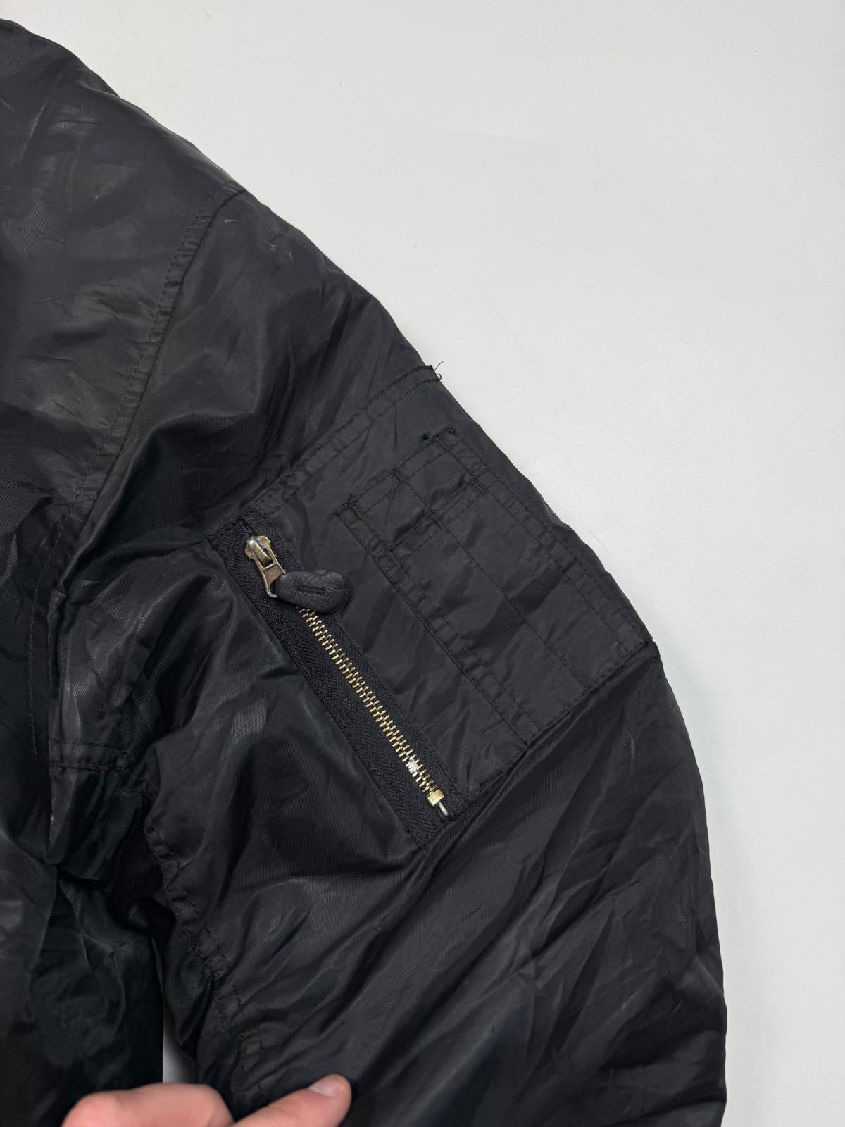 Vintage military flight bomber jacket (L)