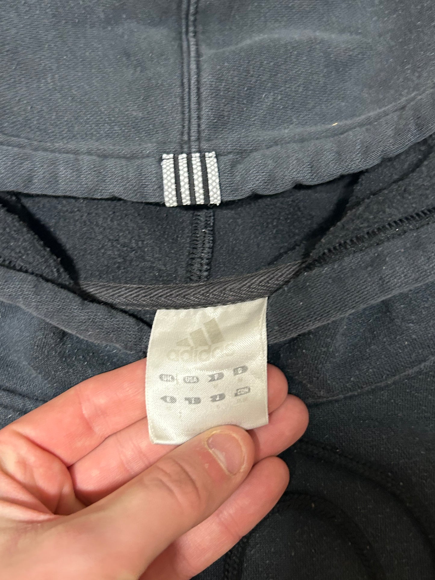 Vintage Adidas spell out hoodie (M)