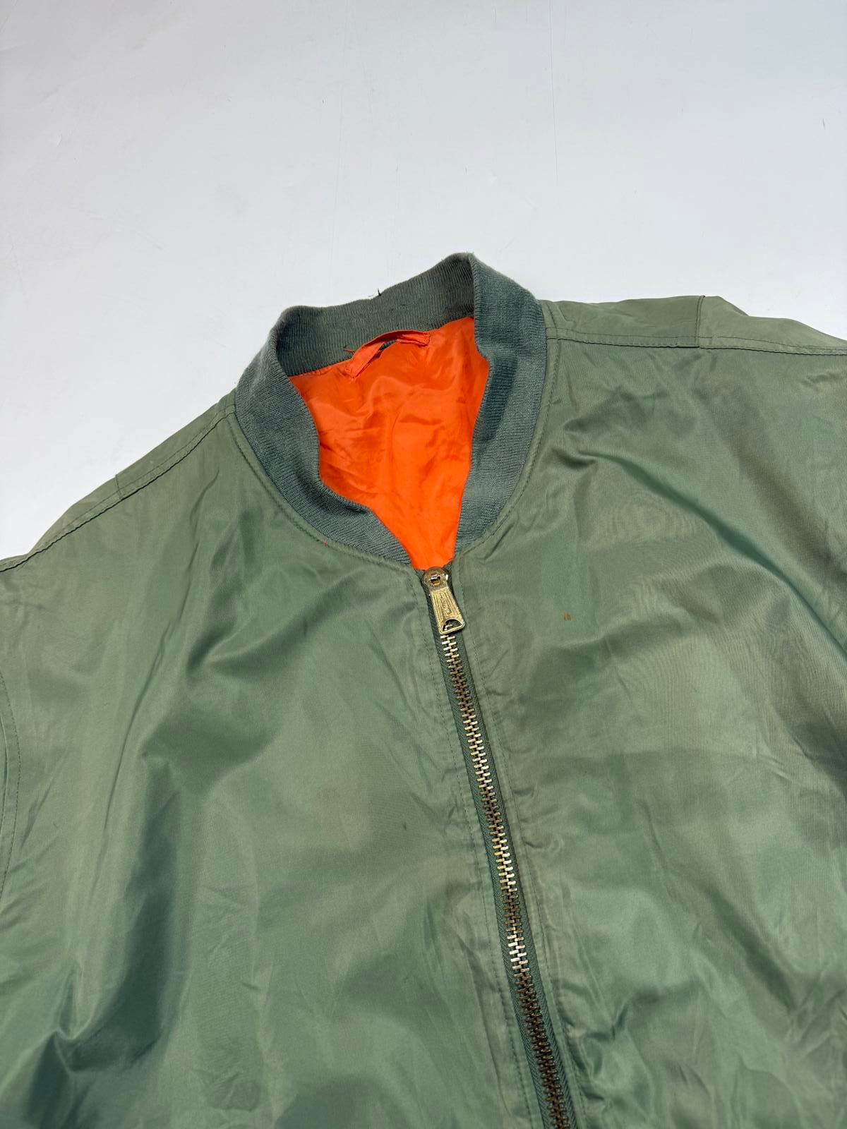 Vintage ma-1 military bomber jacket (XXL)