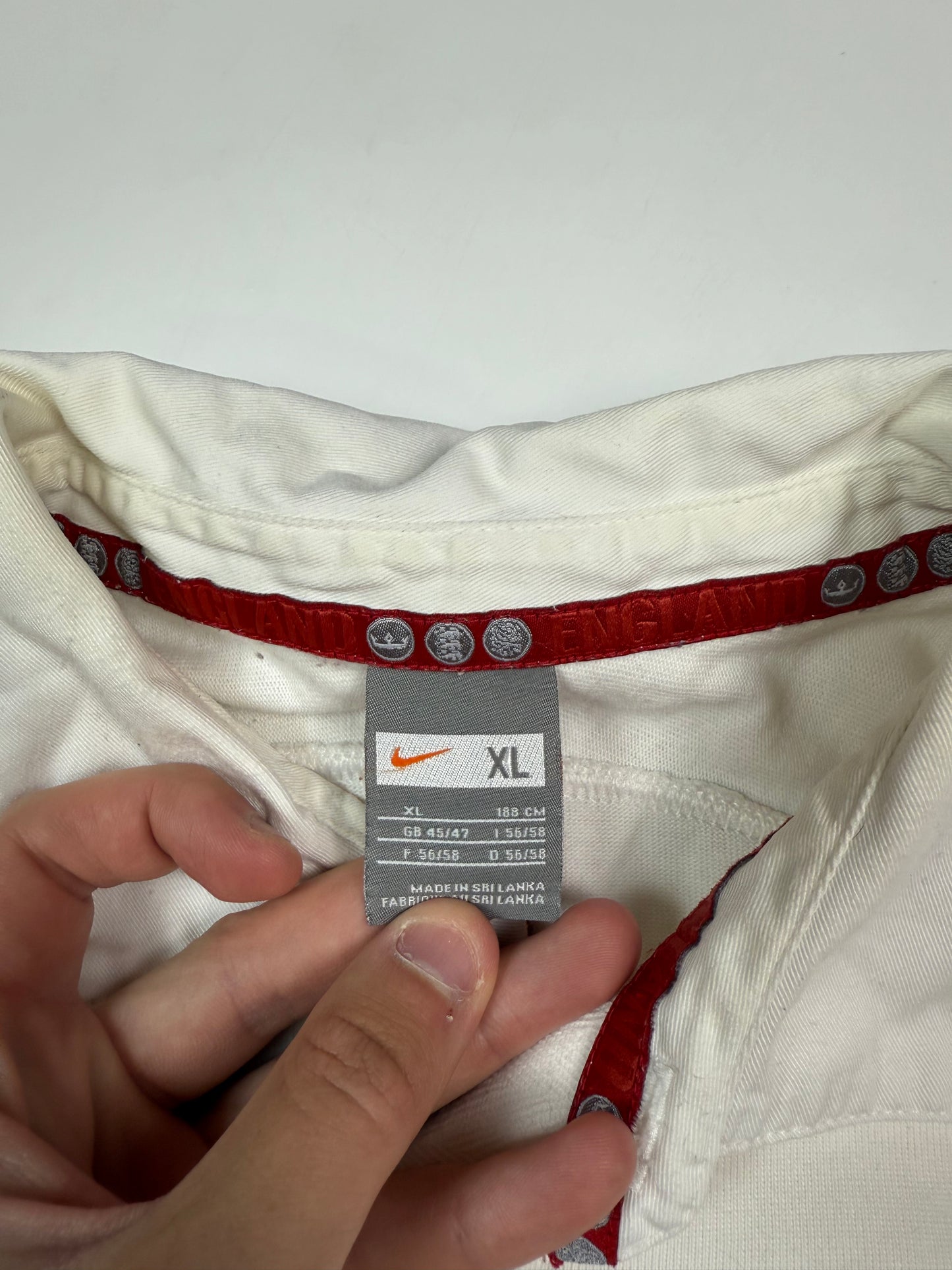 Vintage England 2007-09 Nike s/s rugby union shirt (XL)