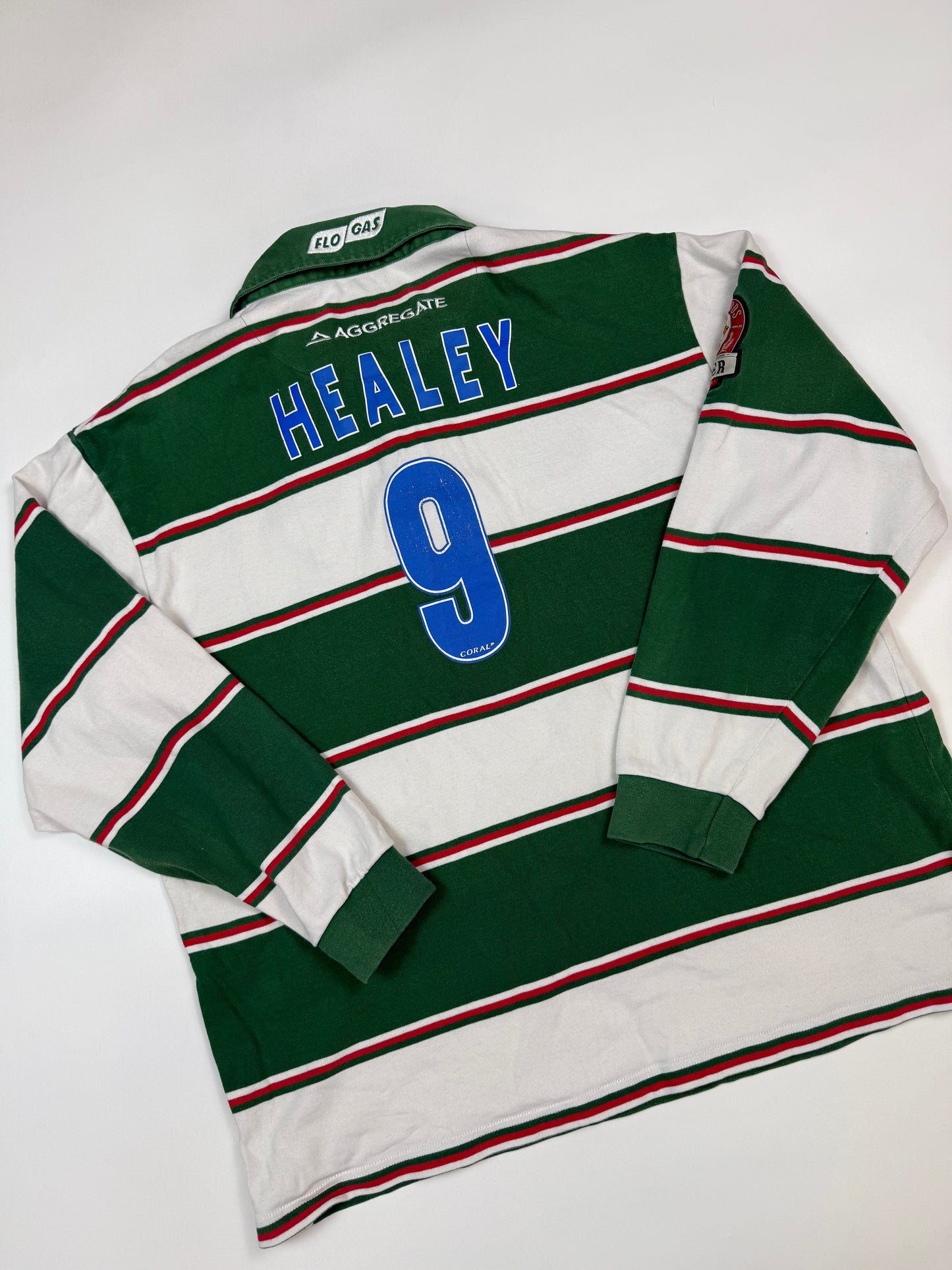 Vintage Leicester Tigers 2007/08 Cotton Traders Healey rugby union shirt (XL)
