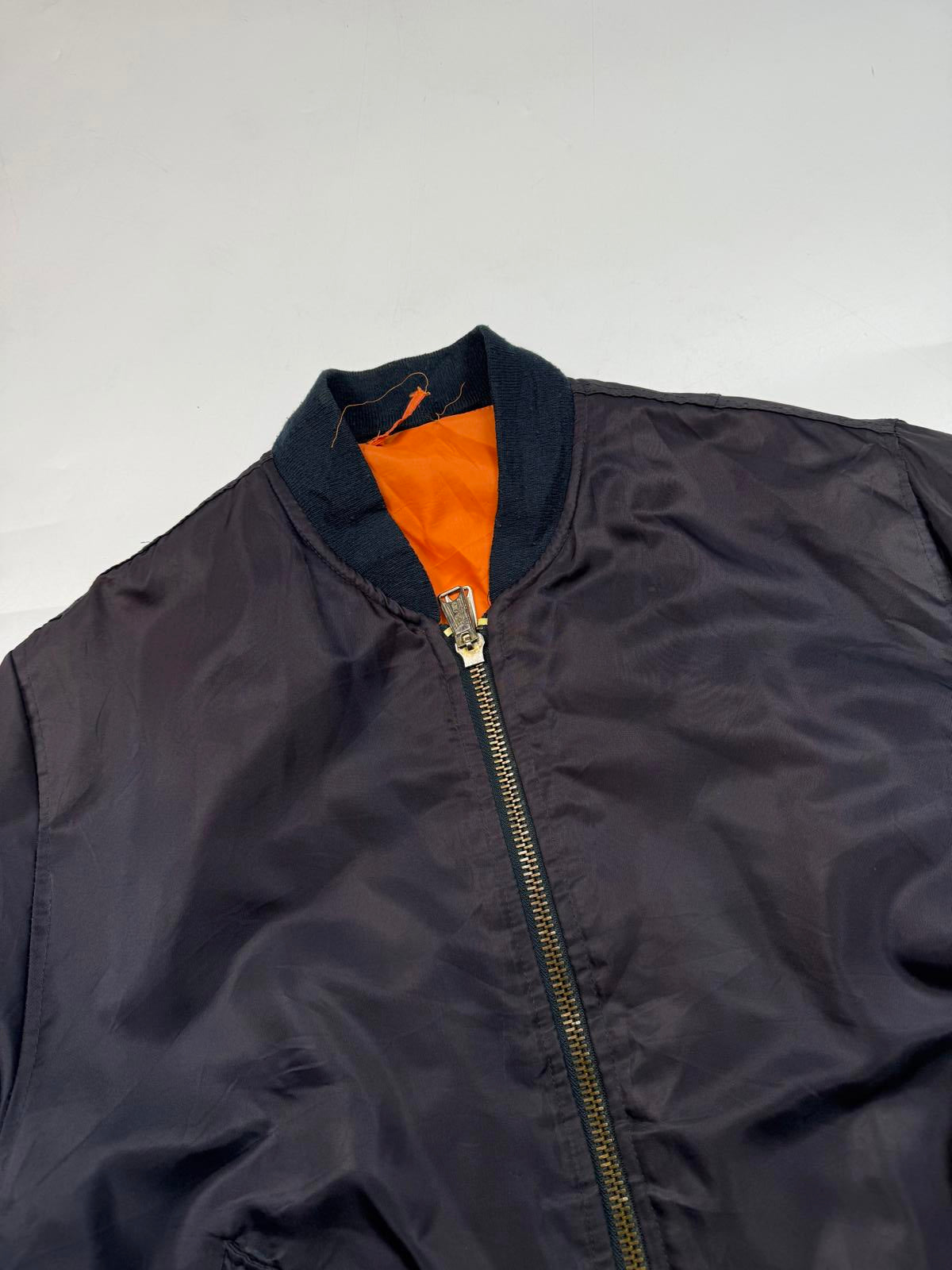Vintage MA-1 flight bomber jacket (L)