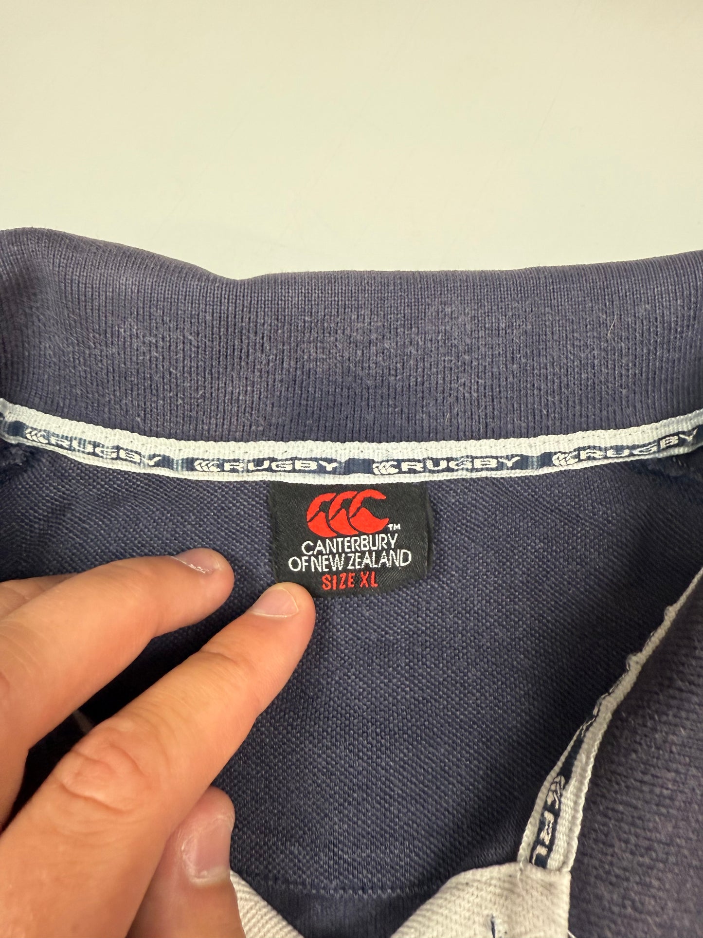 Vintage Ireland rugby world cup 2007 Canterbury rugby polo shirt (XL)