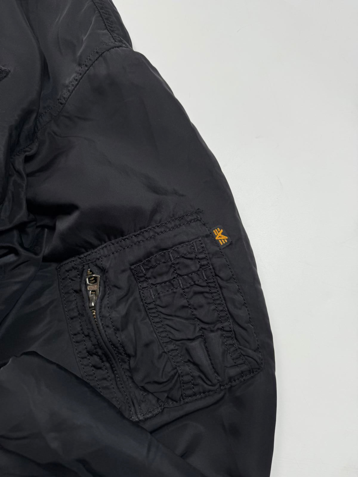 Vintage Alpha Industries CWU collared bomber jacket (M)