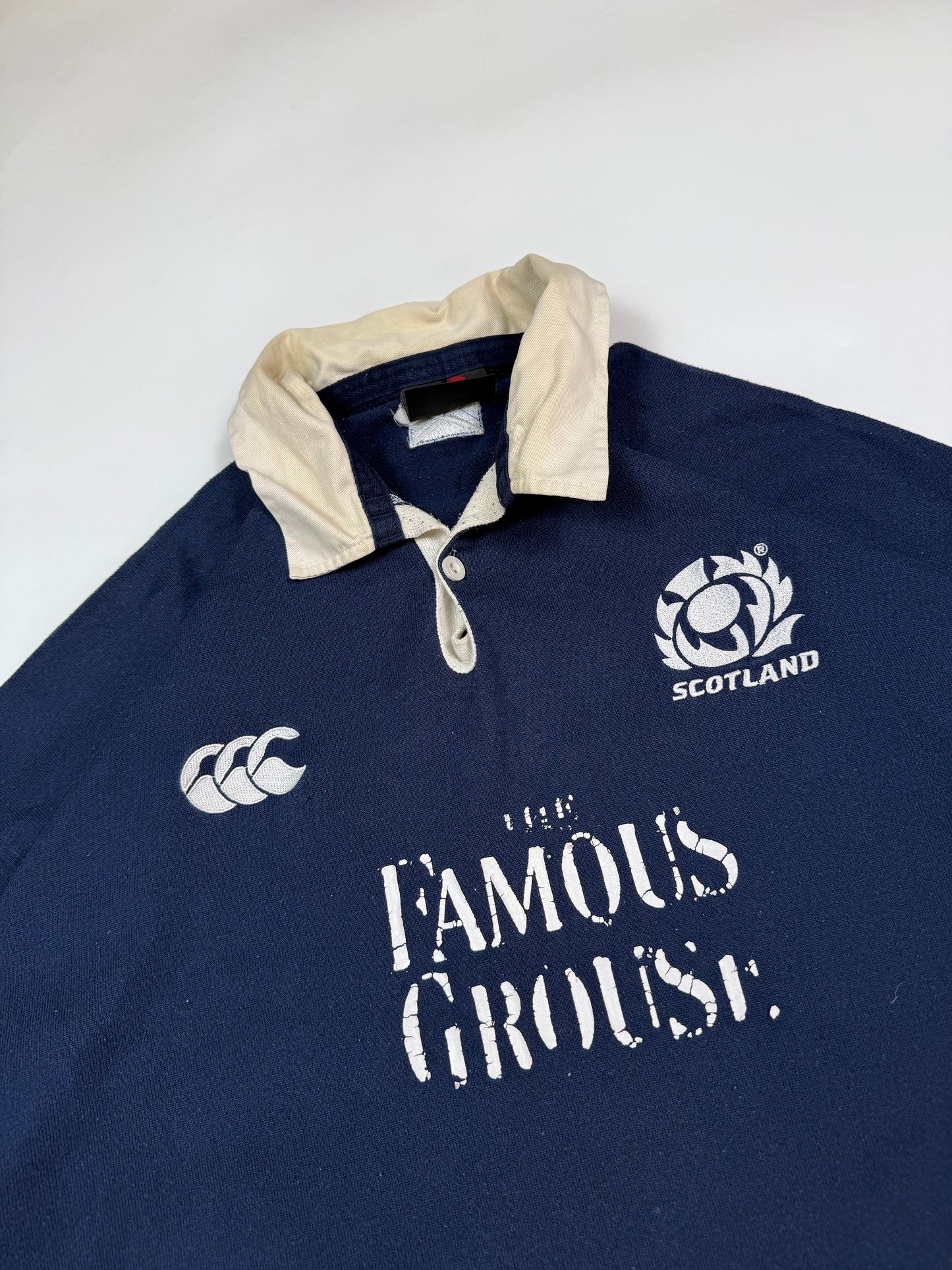 Vintage Scotland 2002-05 Canterbury rugby union shirt (XXL)