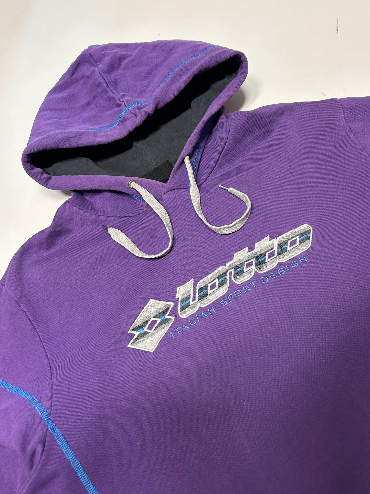 Vintage Lotto spell out hoodie (XL)