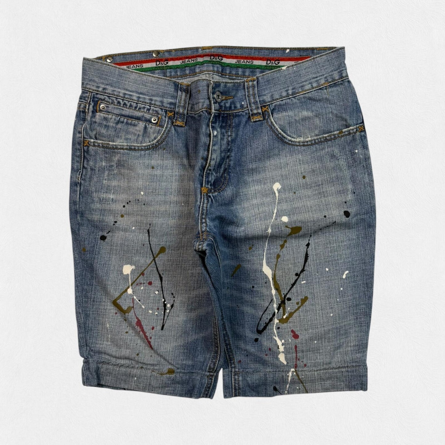 Vintage Y2K Dolce & Gabbana denim jean jorts shorts (W34)