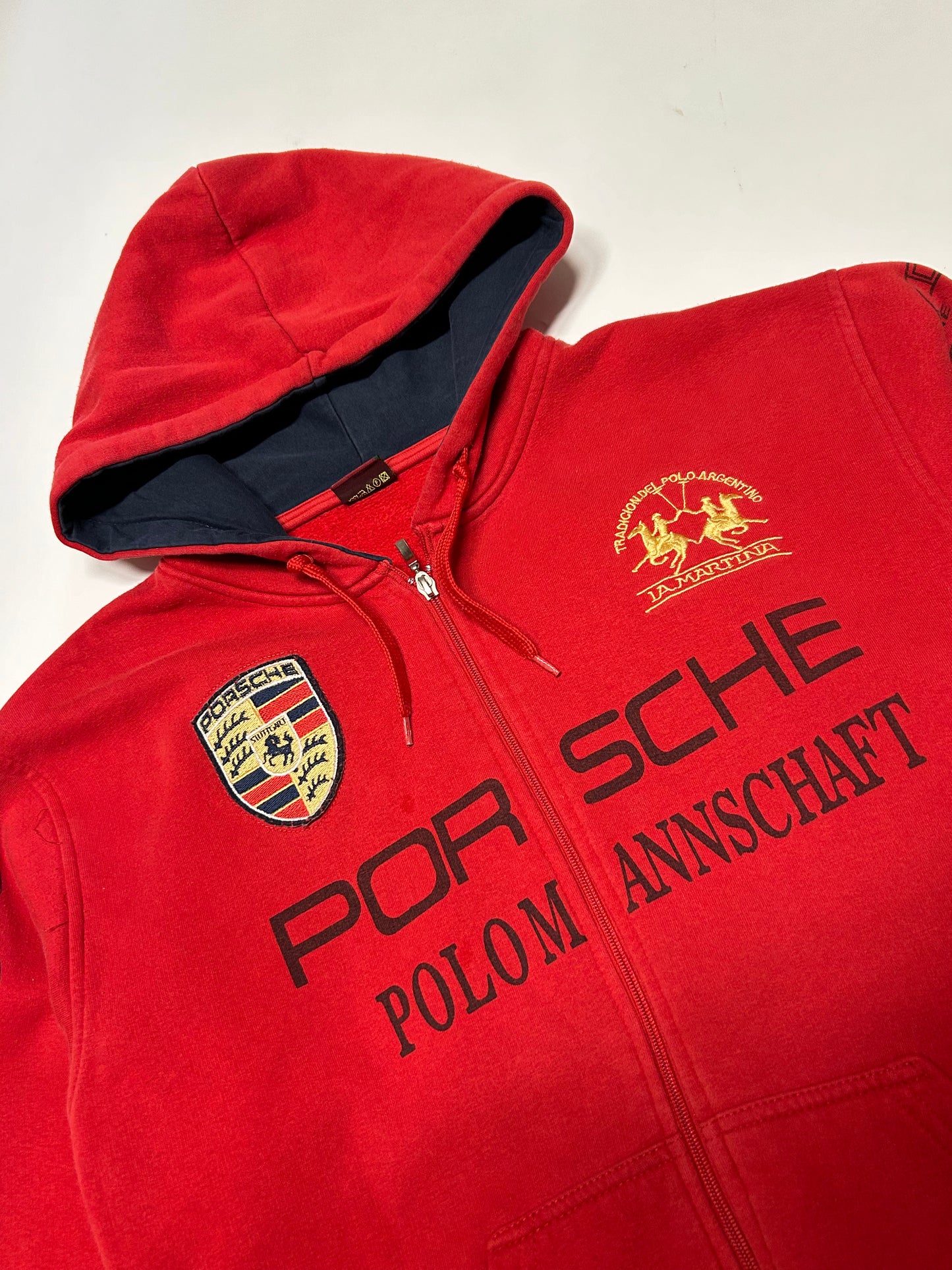 Vintage La Martina Porsche design zip up hoodie (L)