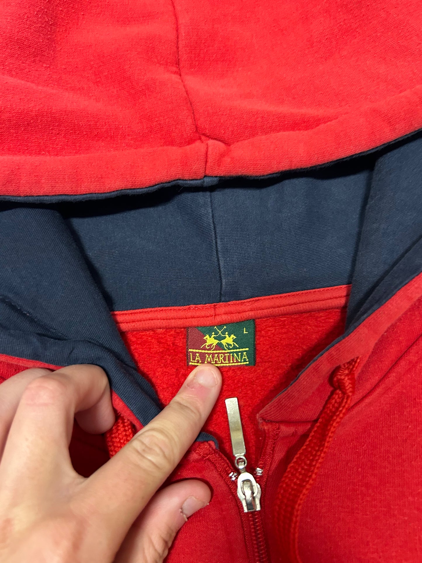 Vintage La Martina Porsche design zip up hoodie (L)