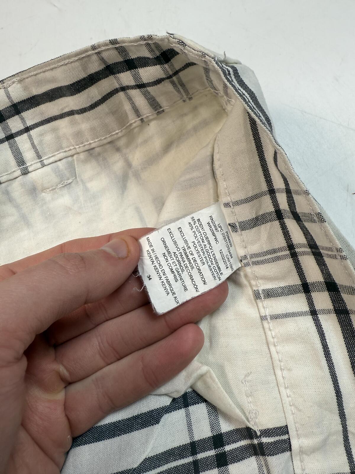 Dickies baggy checkered shorts (w34)
